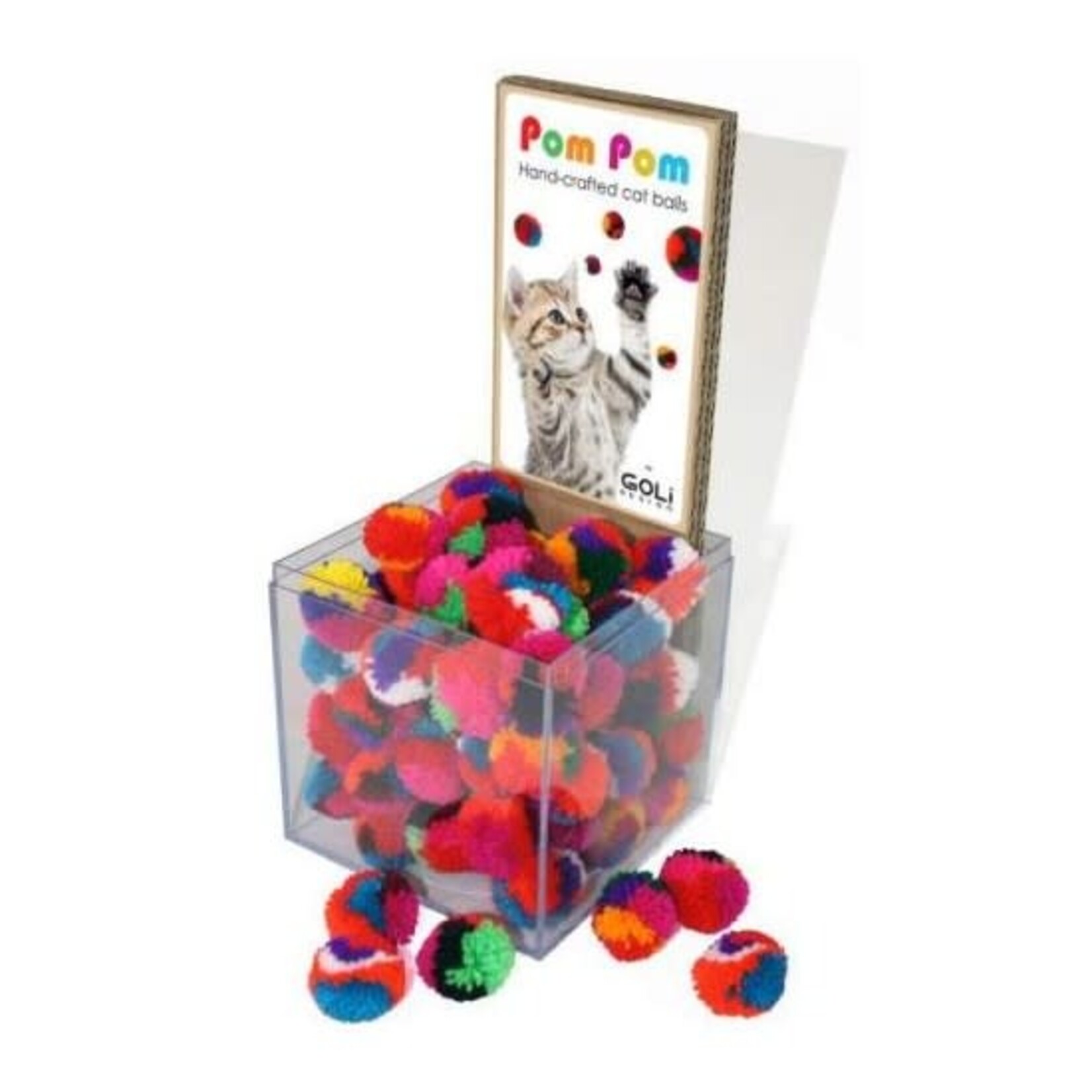 Goli Goli Design Catnip Infused Pom Pom Ball Singles