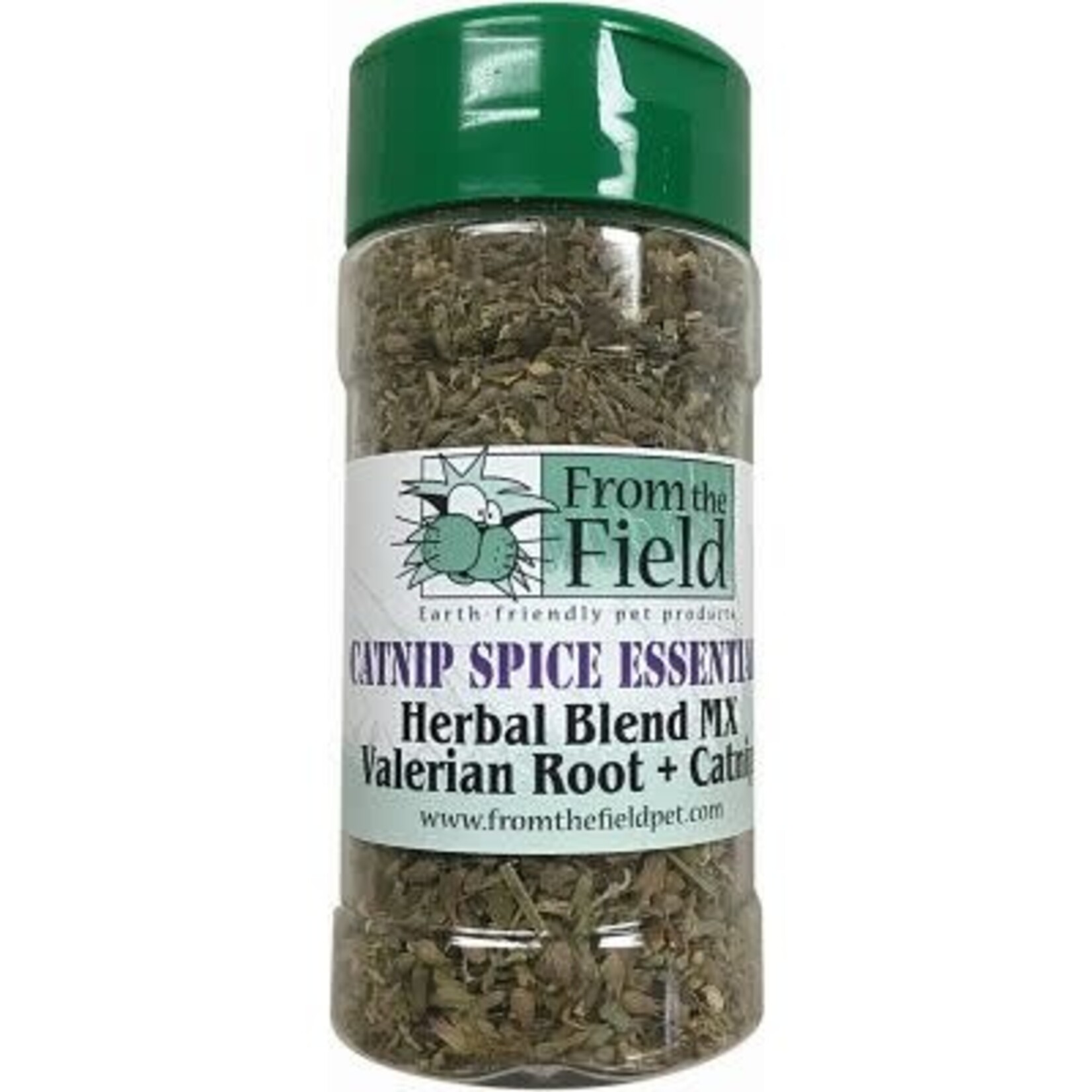 From The Field From the Field Catnip Spice Essentials Shaker Herbal Blend Mix Valerian Root + Catnip