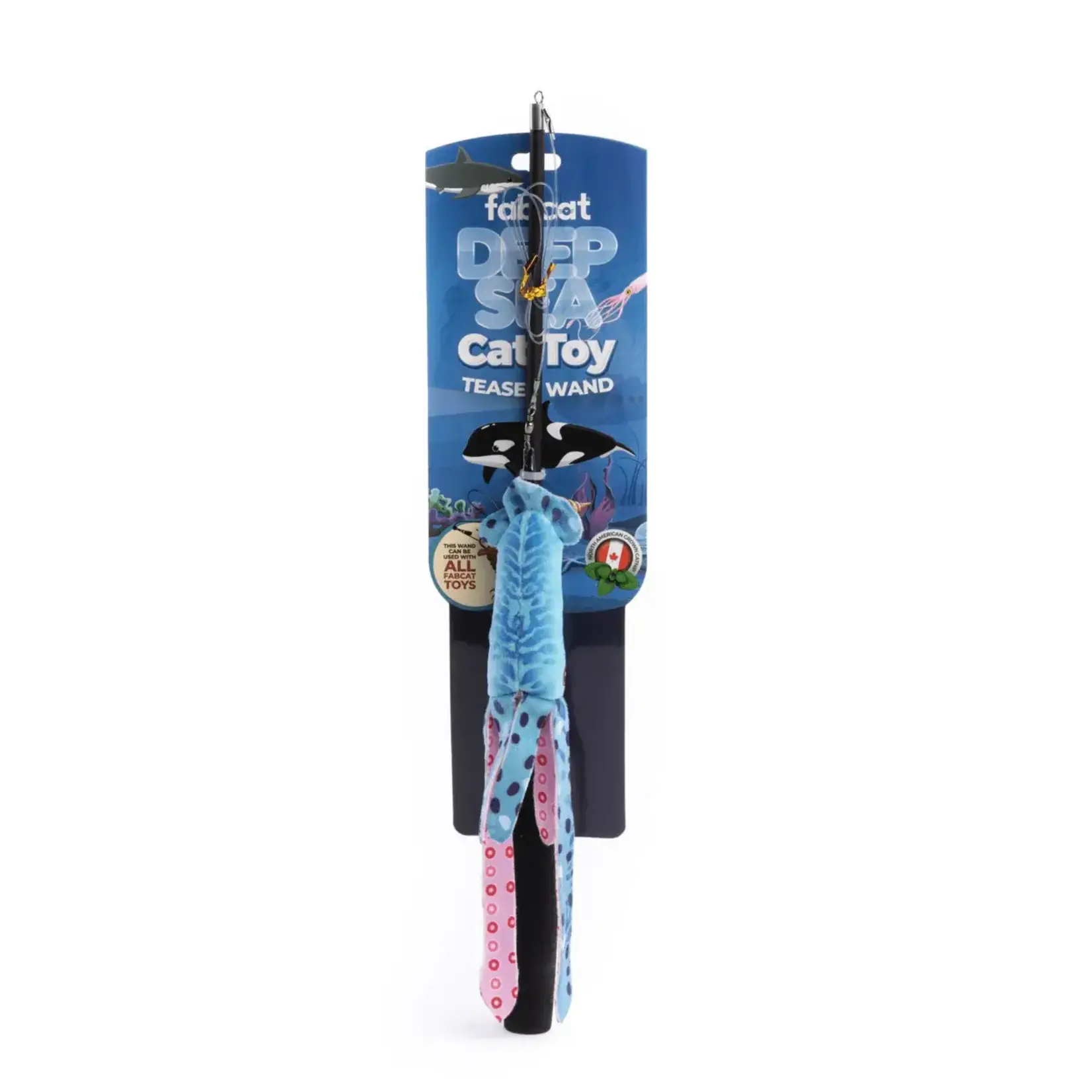 fabdog® fabcat® Teaser Deep Sea Squid