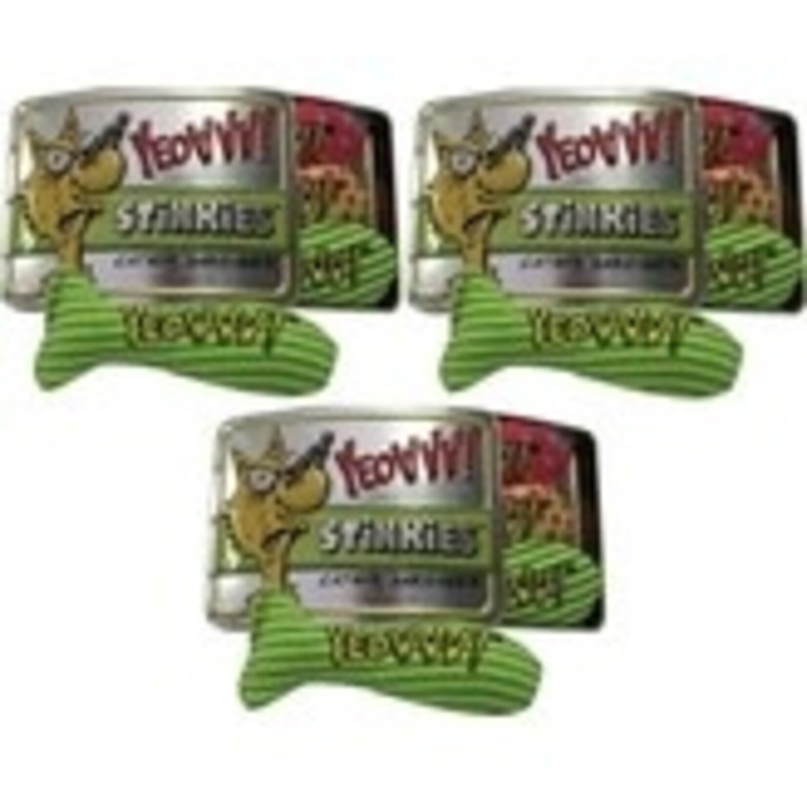 Yeoww Ducky World Inc. Ducky World Yeowww! Stinkies Sardine Tin 3 Pack
