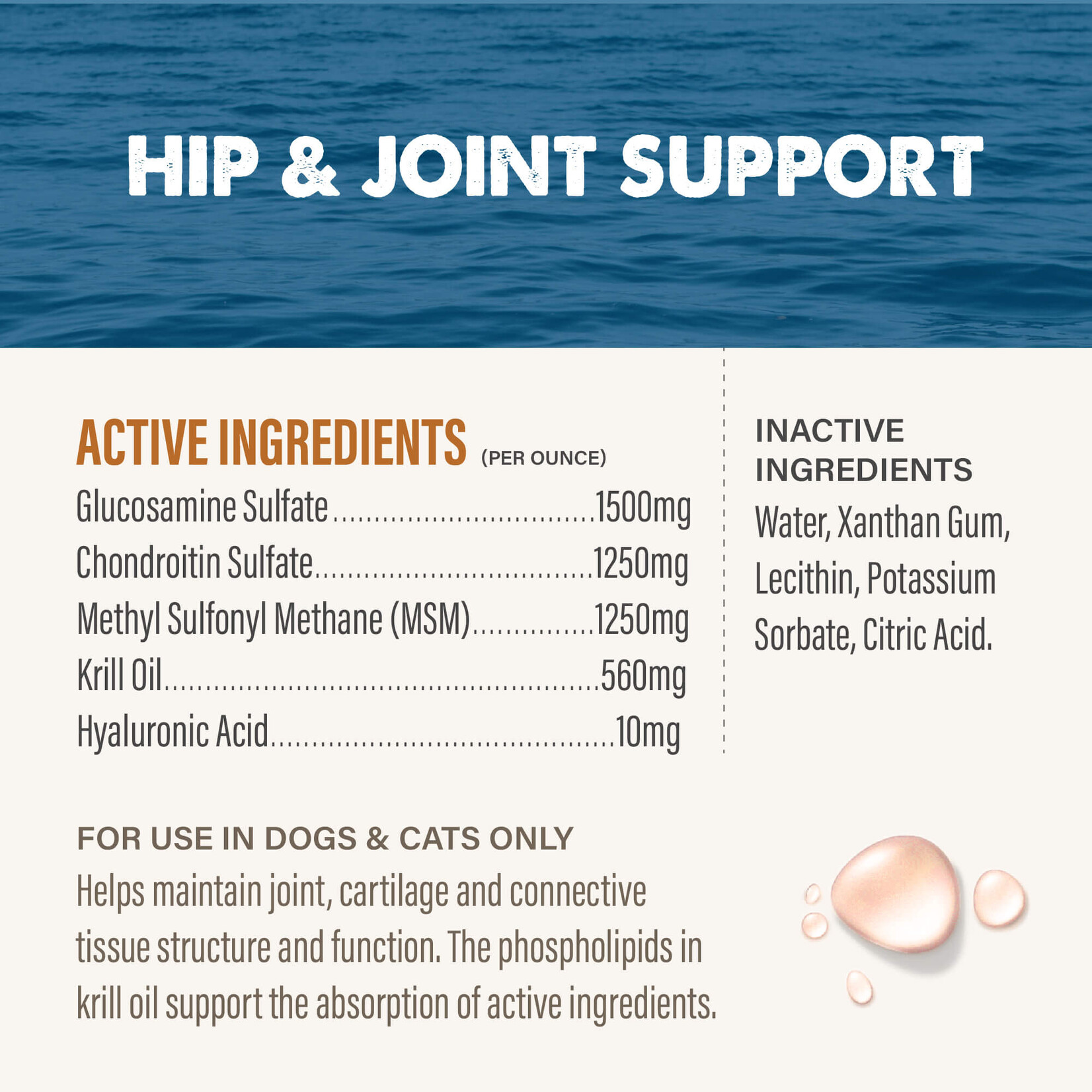 Grizzly Pet Products Grizzly Hip & Joint Supplement 32oz