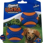 Chuckit! Chuckit! Ultra Squeaker Ball Medium 2pk
