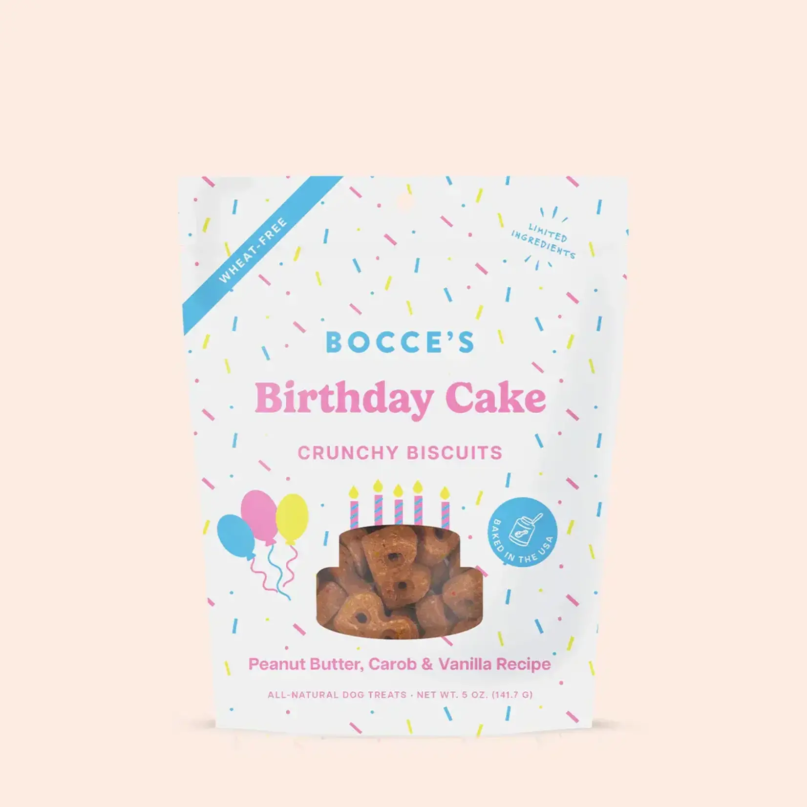Bocce's Bakery Bocce's Birthday Cake Crunchy Biscuits Dog Treats 5oz