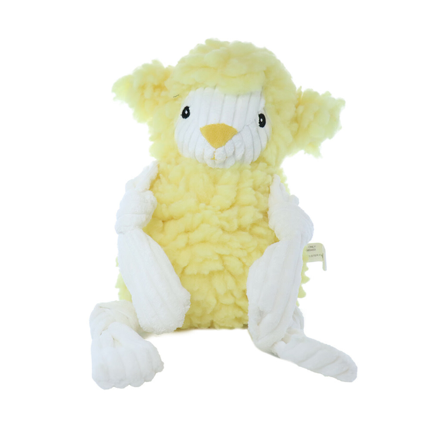 Huggle Hounds HuggleHounds Sweet Pea Sheep HuggleFleece® FlufferKnottie™ Plush Dog Toy Small