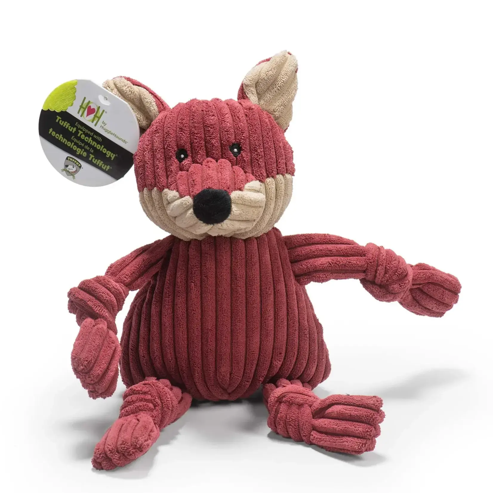Huggle Hounds HuggleHounds Sly Fox Knottie® Plush Dog Toy Large