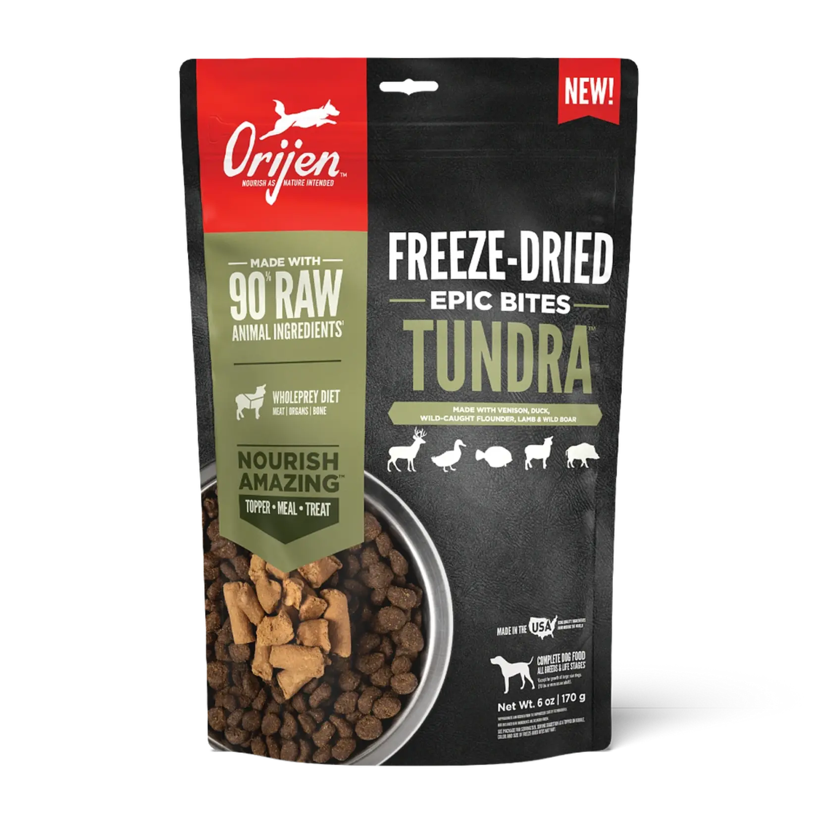 Champion Pet Foods Orijen Dog FD Epic Bites Tundra Recipe 6oz