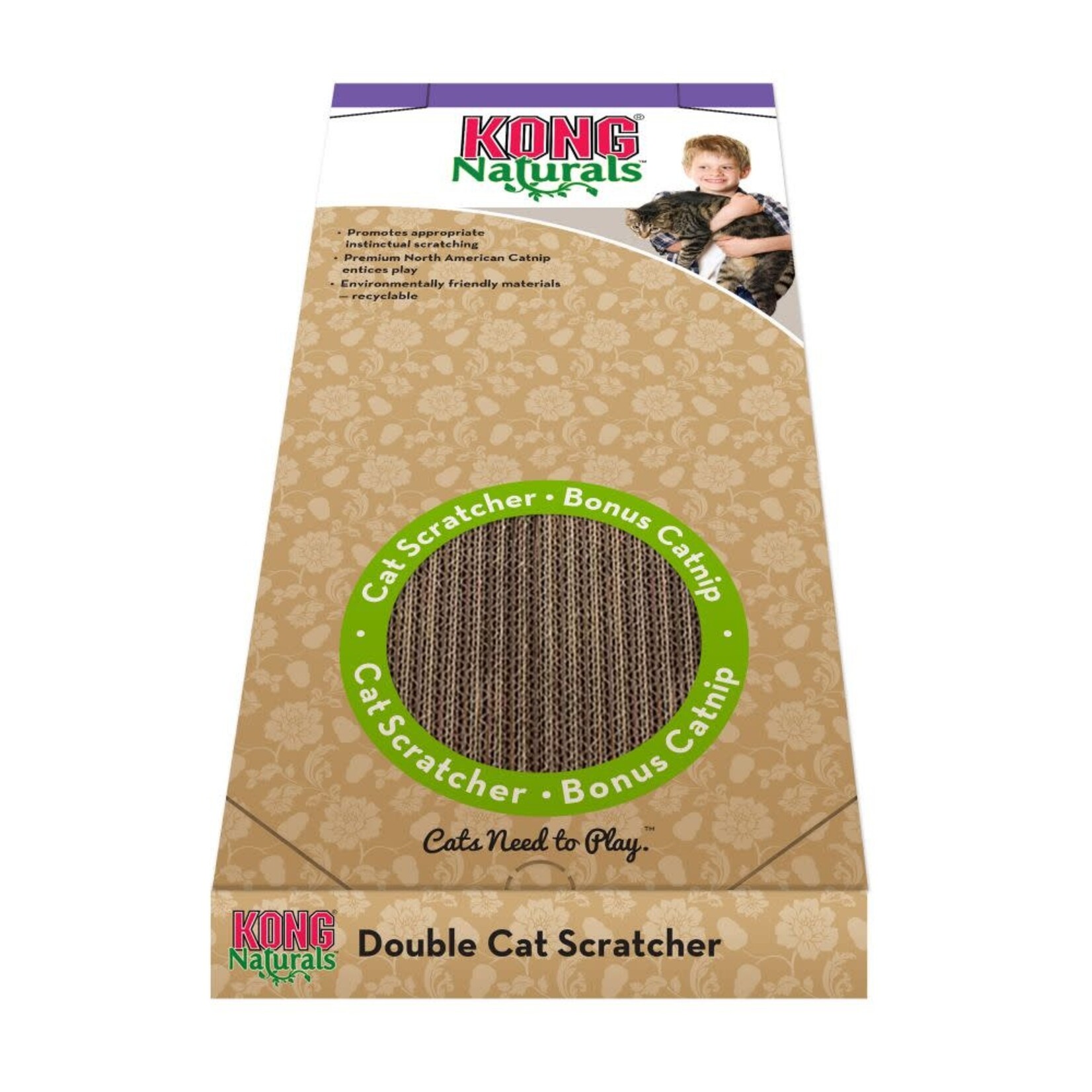 Kong Company Kong Cat Natural Scratcher Double