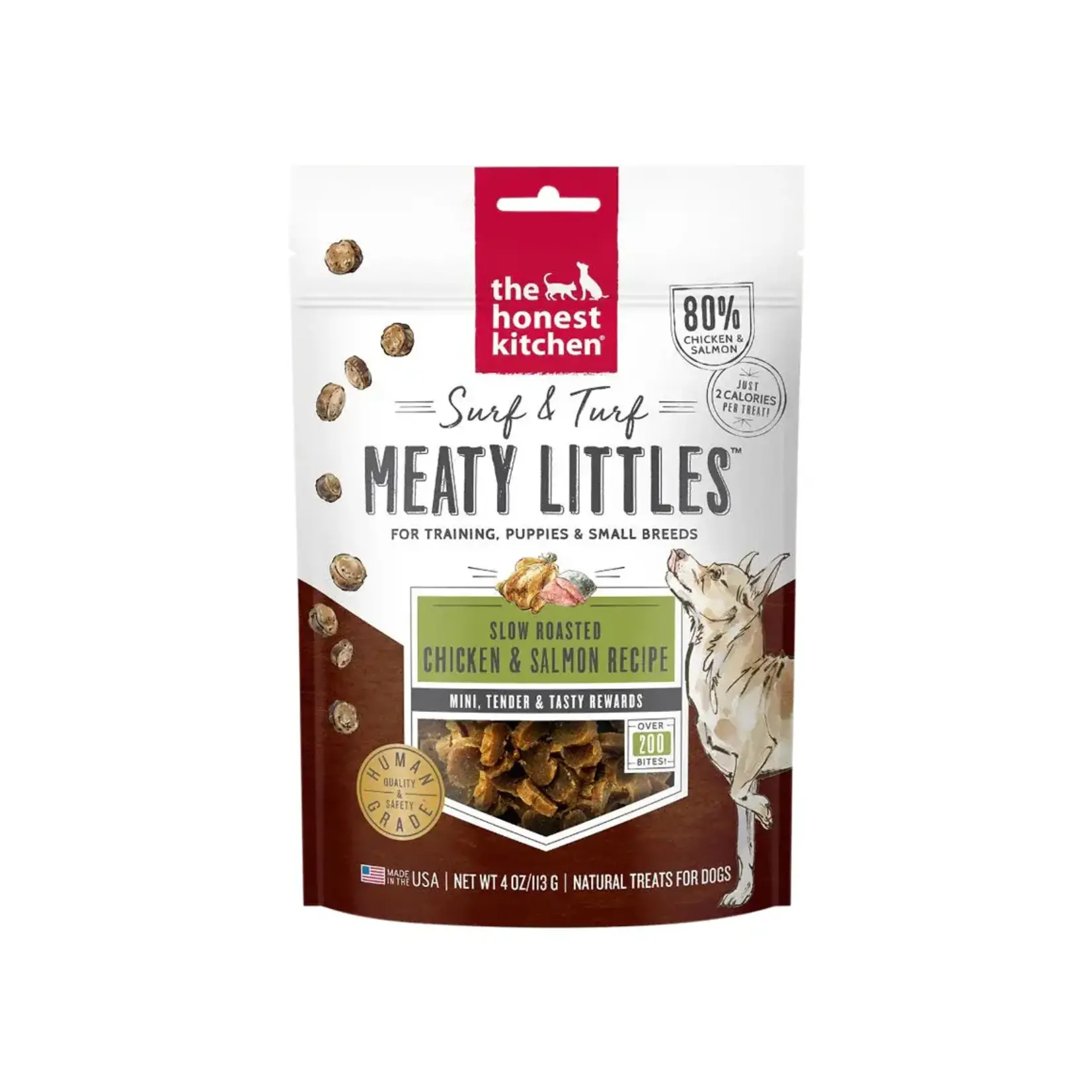 The Honest Kitchen Honest Kitchen Meaty Littles Dog Training Treats Chicken & Salmon Recipe 4oz