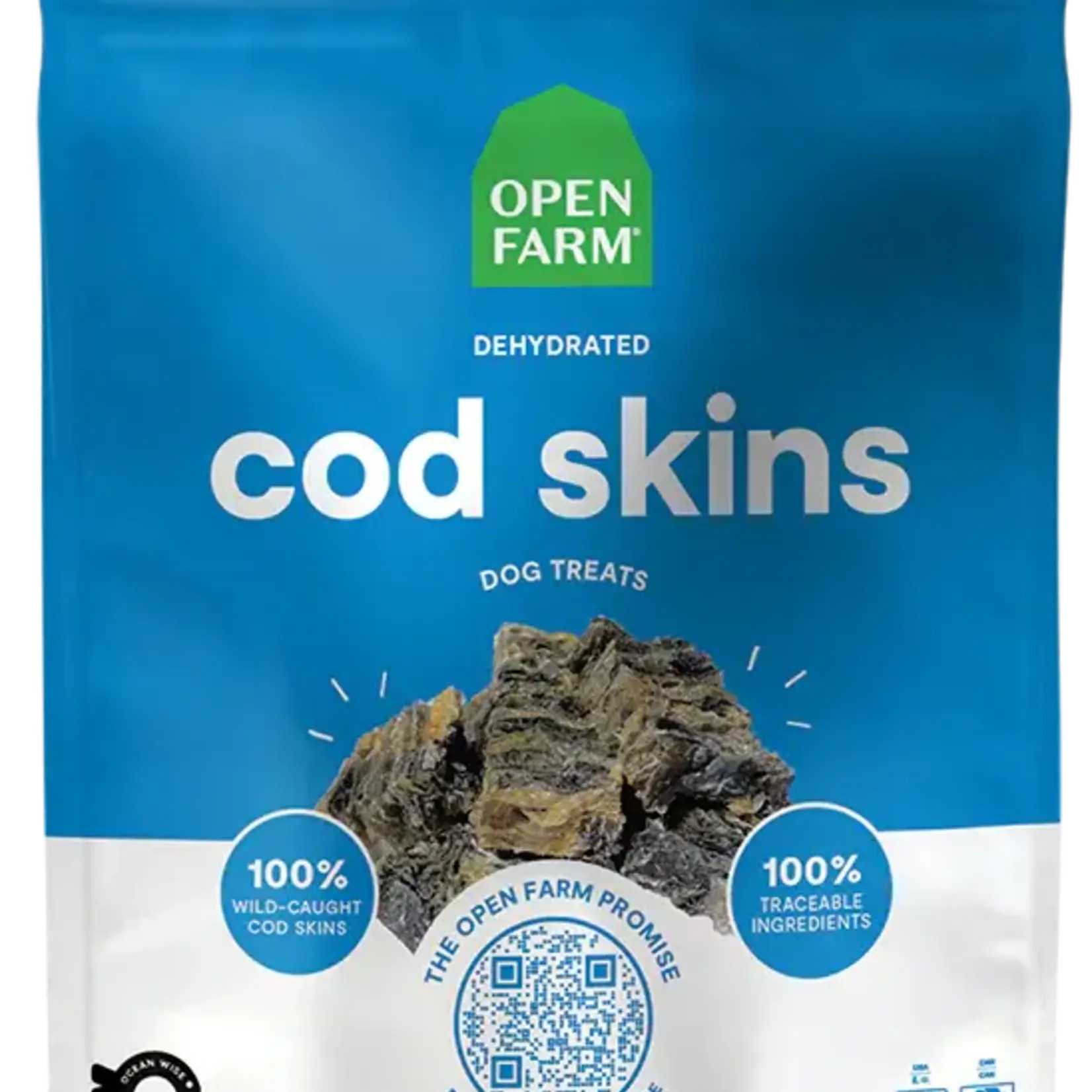 Open Farm Open Farm Dehydrated Cod Skins Dog Treats 2.25oz