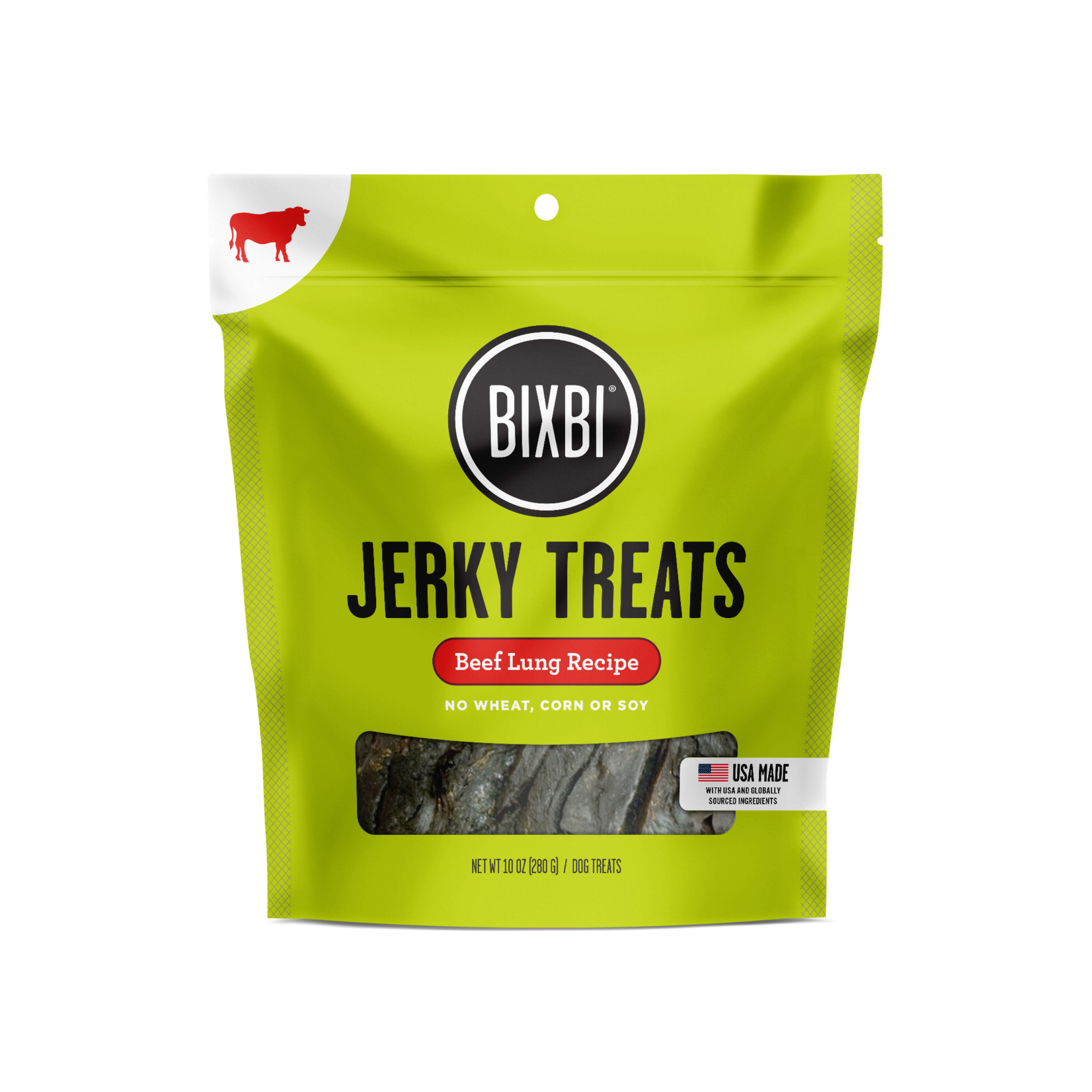 Bixbi BIXBI® Original Jerky Treats for Dogs Beef Lung Recipe 10oz