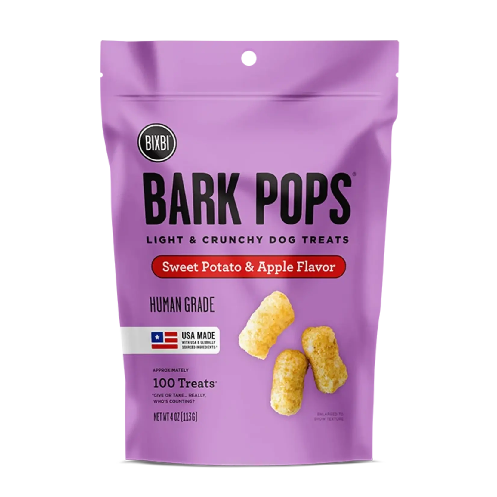 Bixbi BIXBI® Bark Pops® for Dogs Sweet Potato & Apple Flavor 4oz