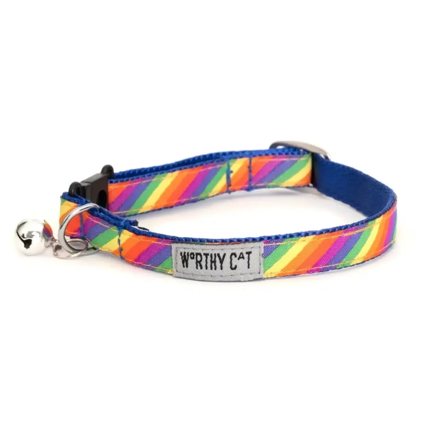 Worthy Dog Worthy Cat Collar Rainbow Cat