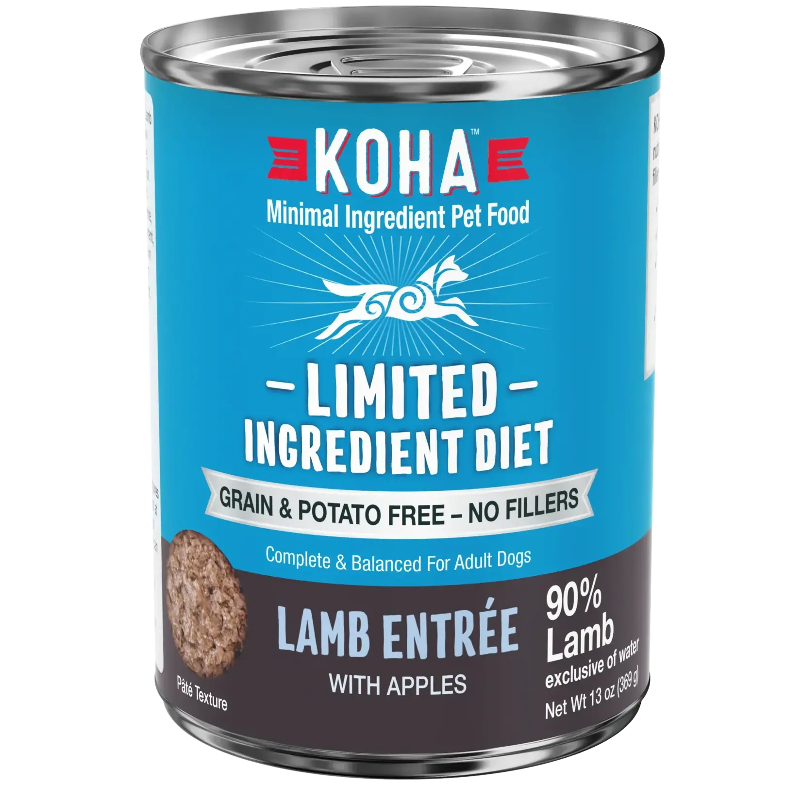 Koha Koha Dog Grain Free Limited Ingredient Lamb Pate 13 OZ