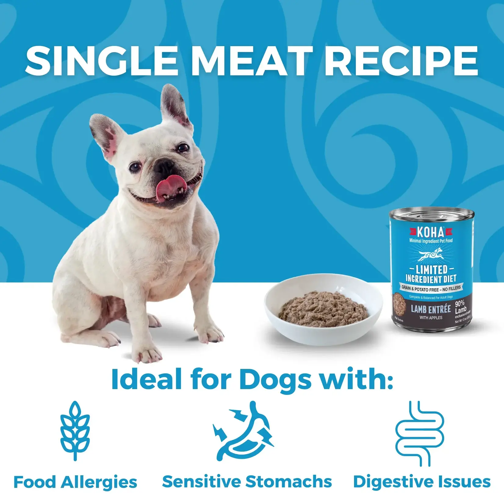 Koha Koha Dog Grain Free Limited Ingredient Lamb Pate 13 OZ