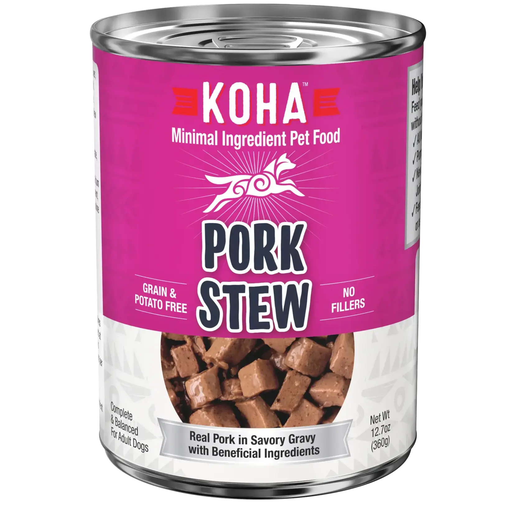 Koha Koha Dog Grain Free Stew Pork 12.7 OZ