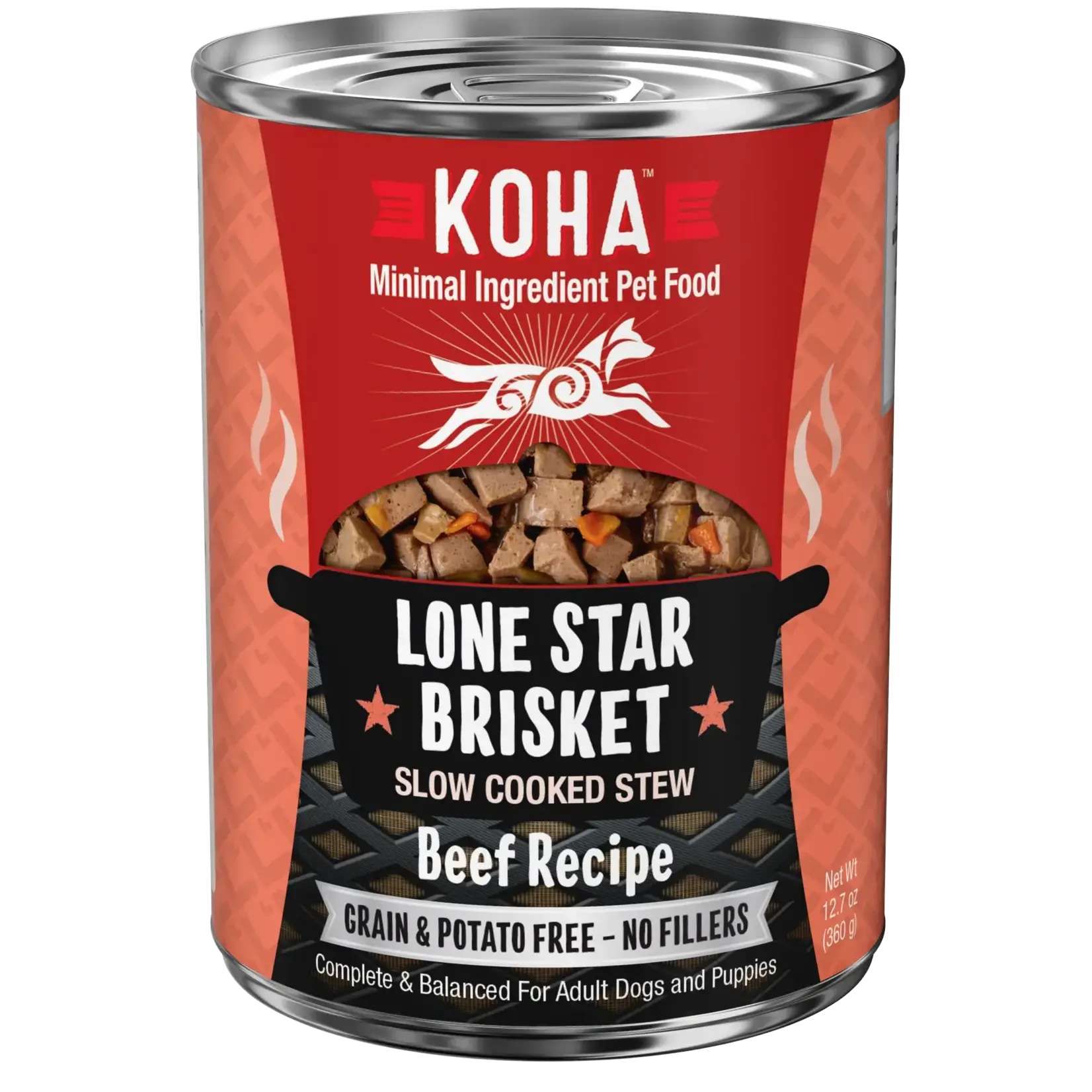 Koha Koha Dog Grain Free Stew Lone Star Brisket 12.7 OZ