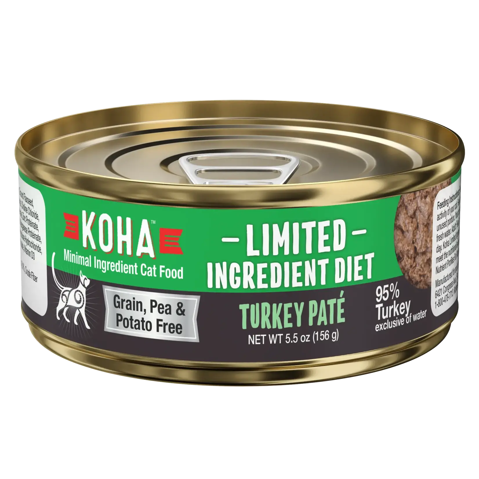 Koha Koha Cat GF LID Turkey Pâté 5.5oz