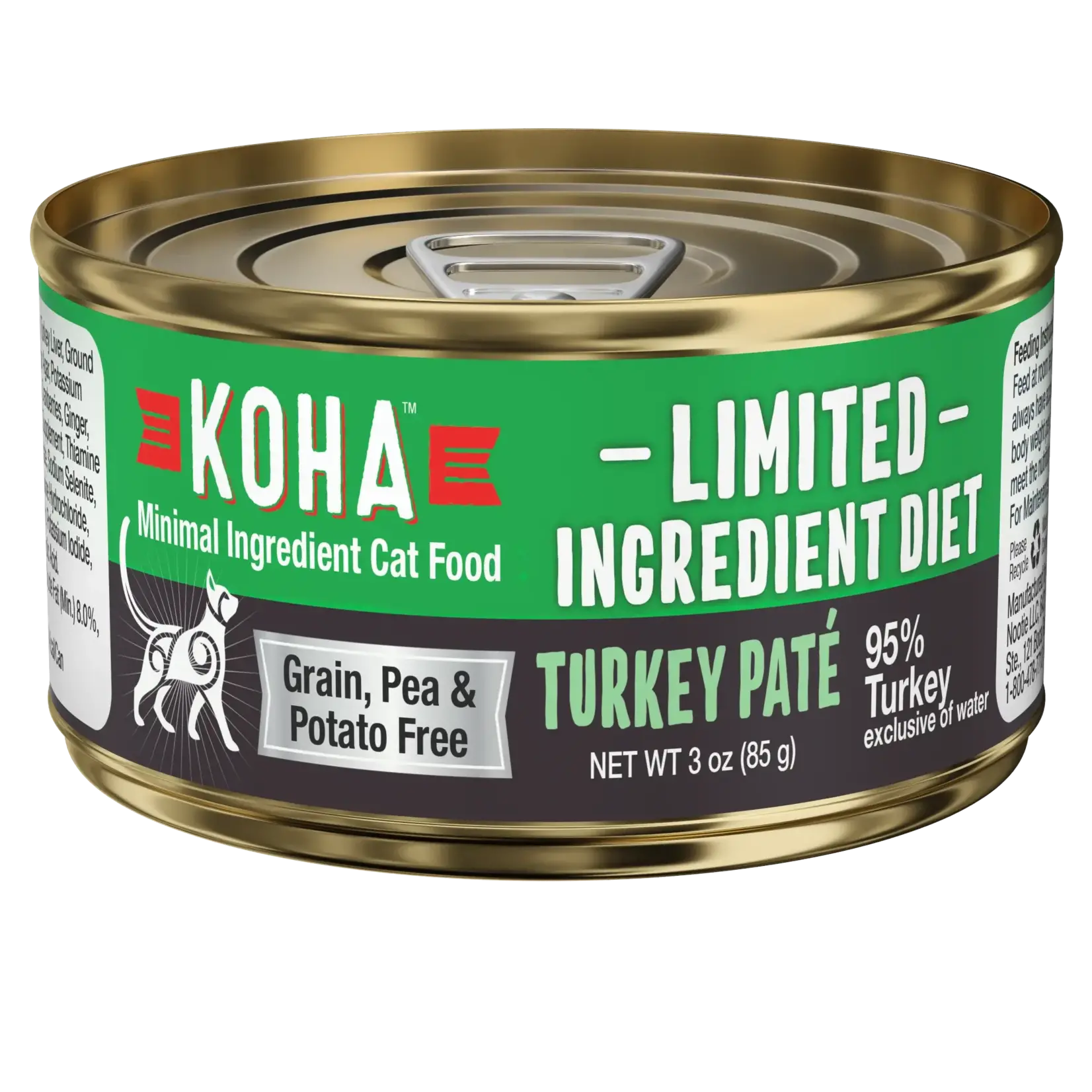 Koha Koha Cat GF LID Turkey Pâté 3oz