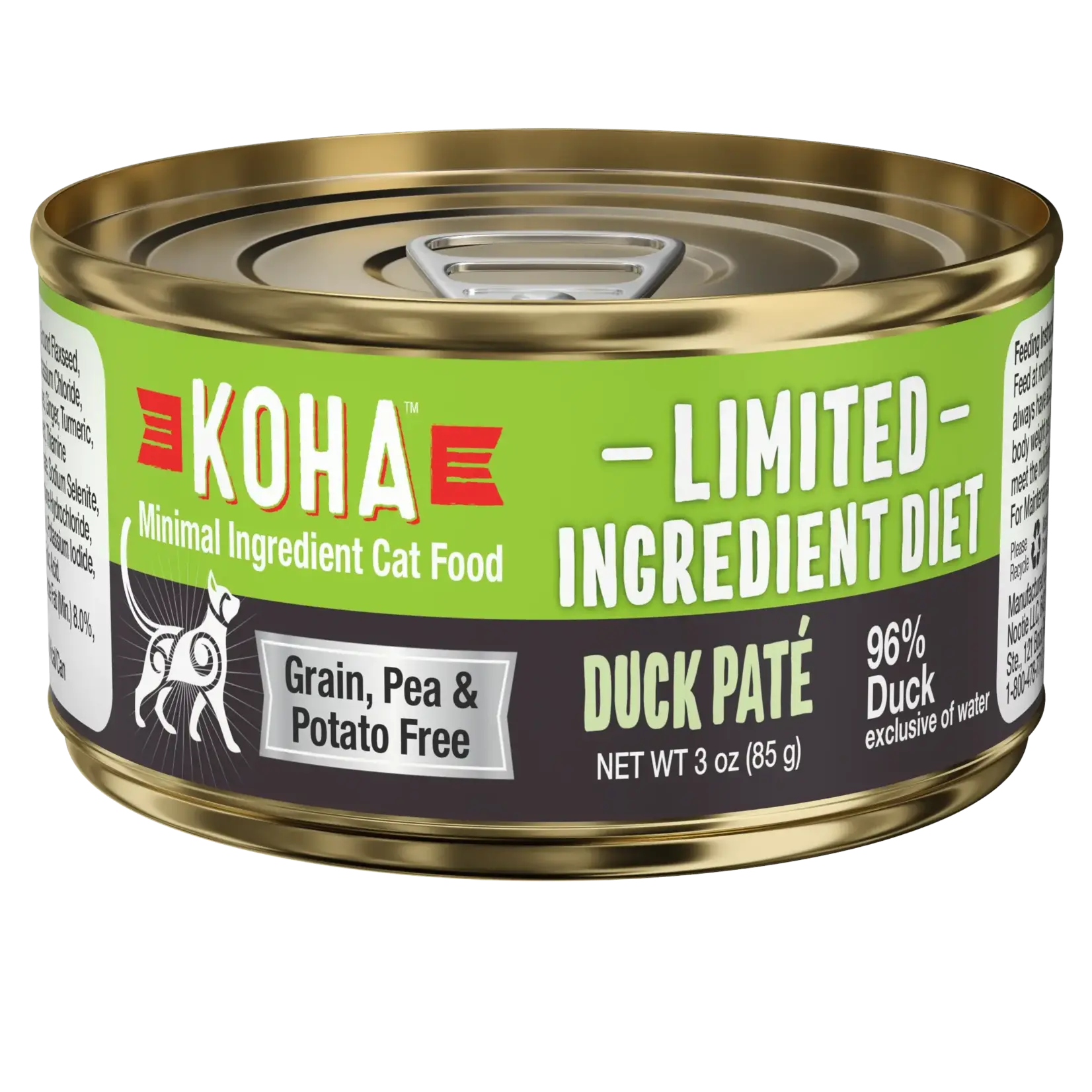 Koha Koha Cat GF LID Duck Pâté 3oz