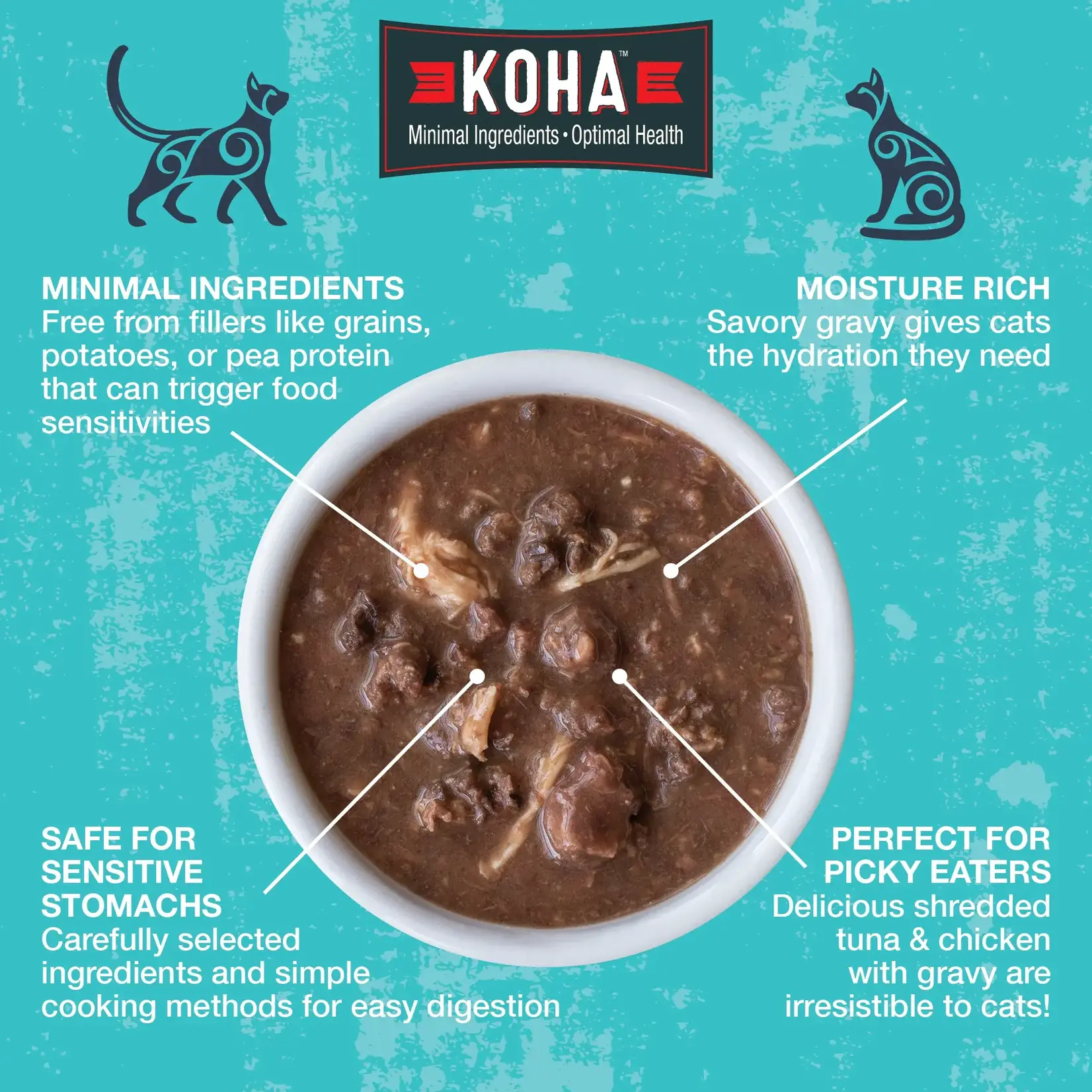 Koha Koha Cat Poké Bowl Variety 12 Pack