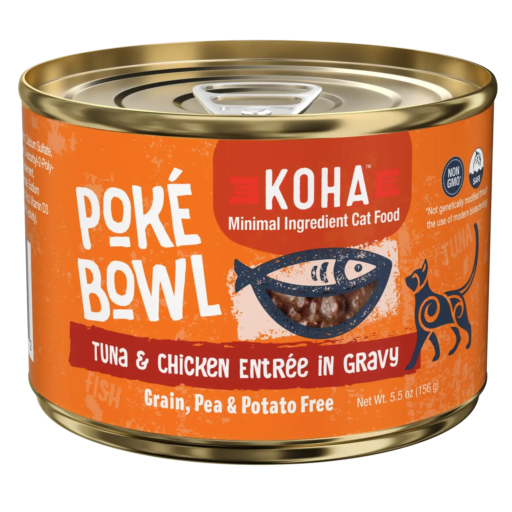 Koha Koha Cat GF Poké Bowl Tuna & Chicken 5.5oz Can