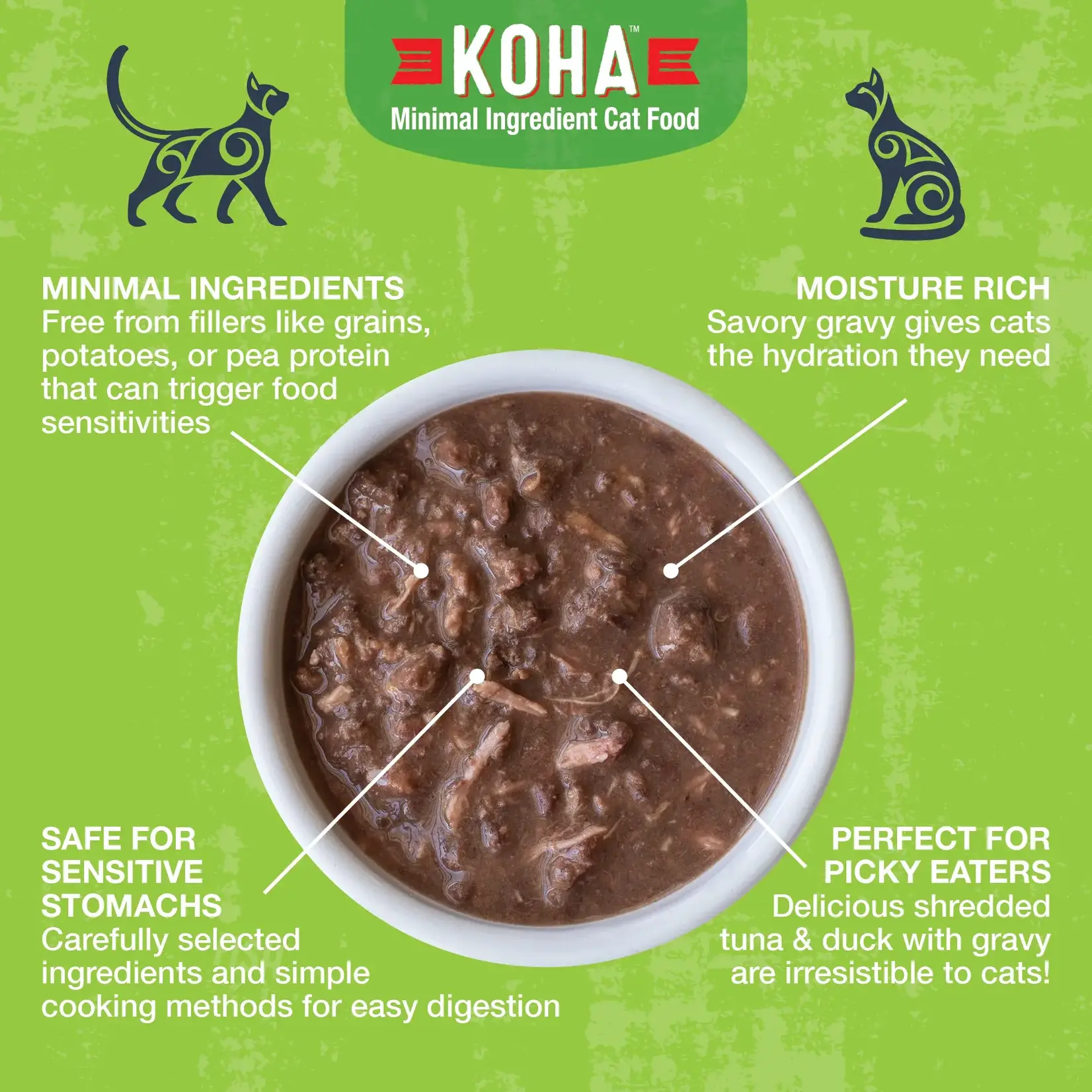 Koha Koha Cat GF Poké Bowl Tuna & Duck 3oz Pouch