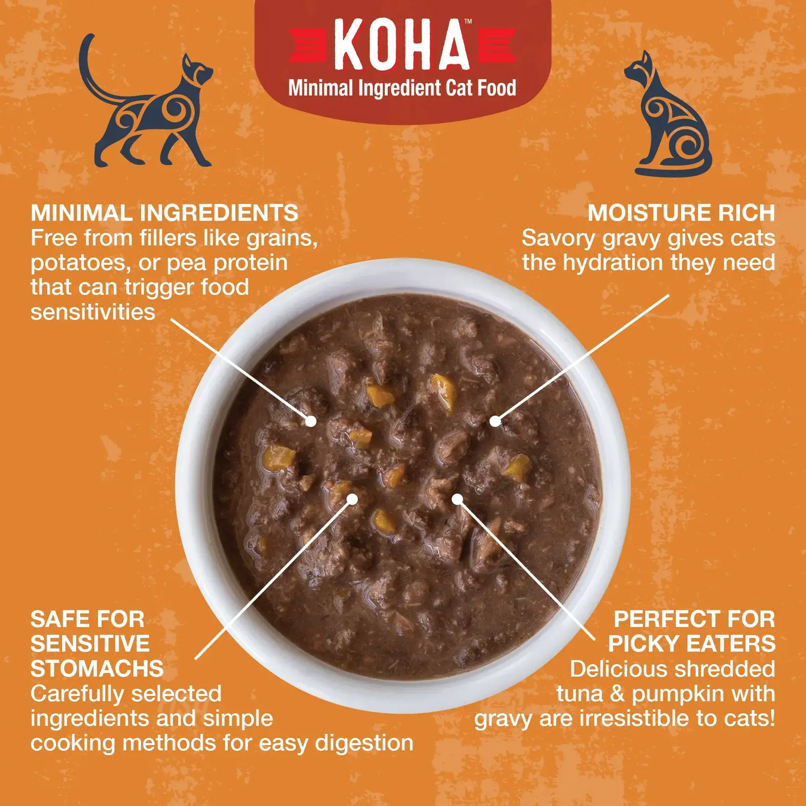 Koha Koha Cat GF Poké Bowl Tuna & Pumpkin 3oz Pouch
