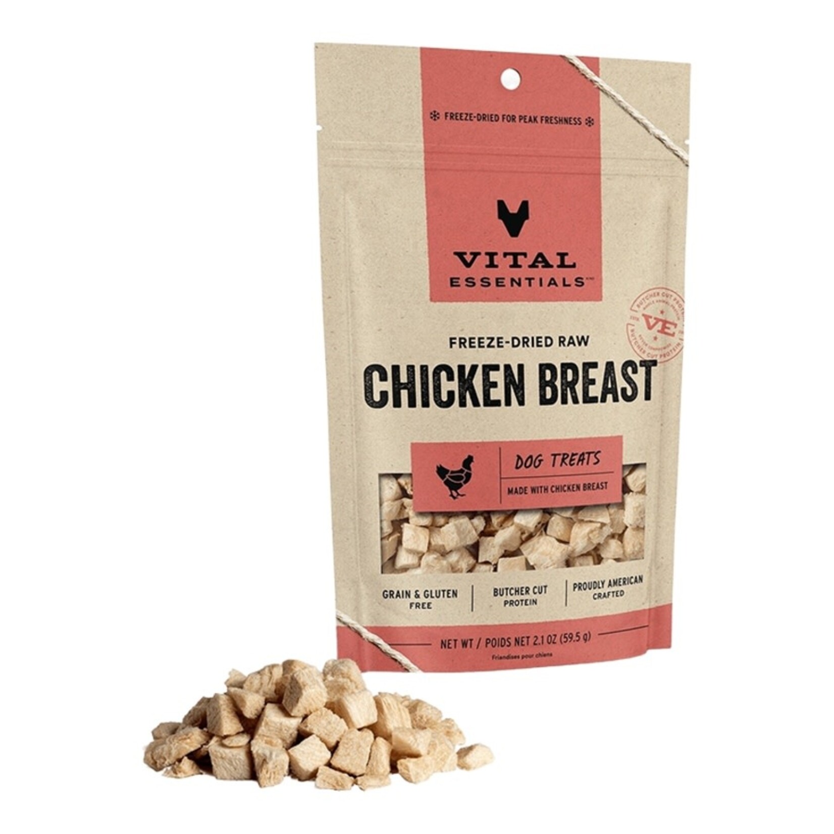 Vital Essentials Vital Essentials FD Chicken Breast Dog Treats 2.1OZ