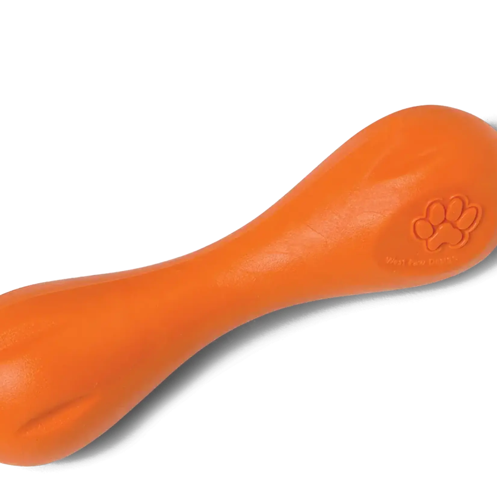 West Paw West Paw Hurley® Dog Bone Tangerine Orange X-Small