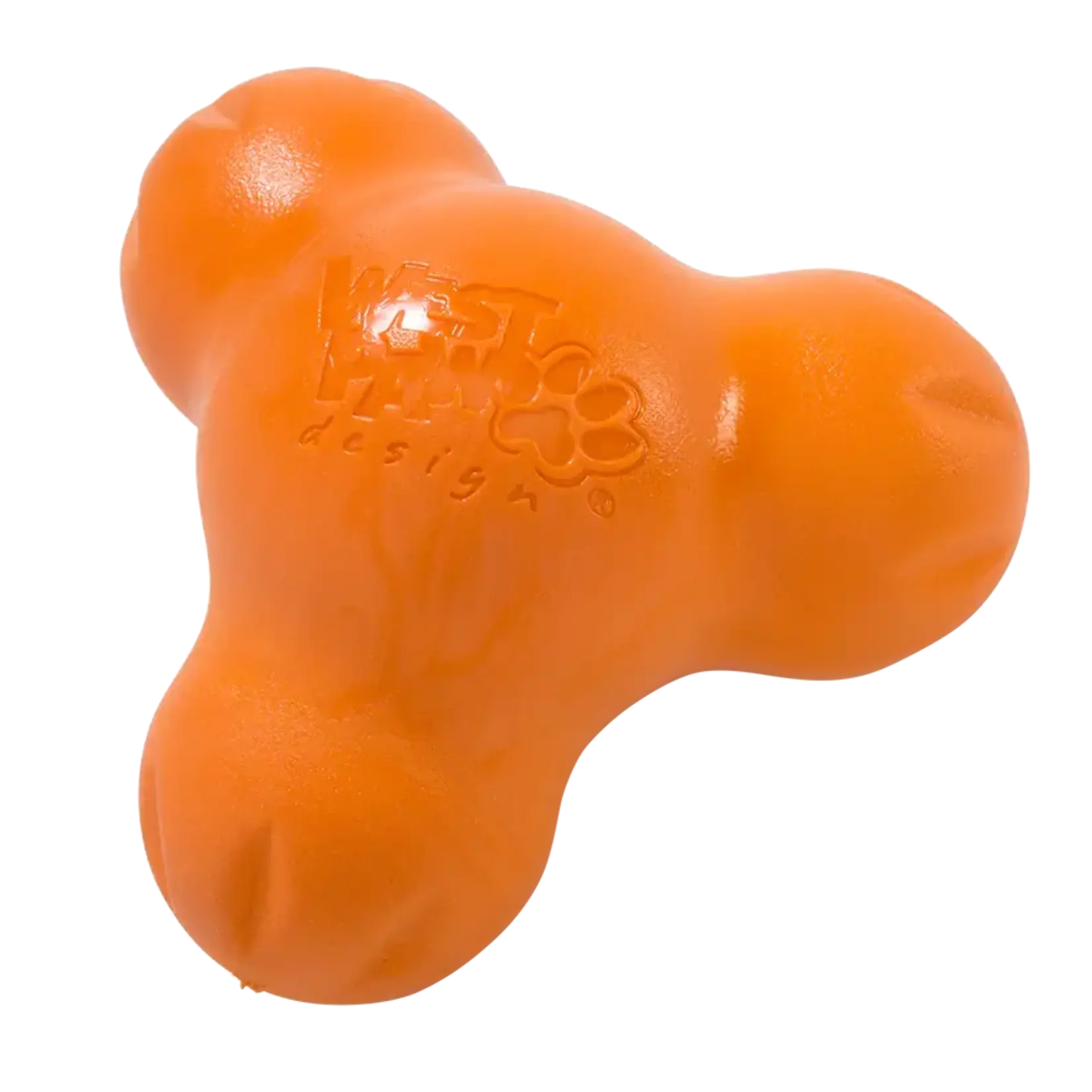 West Paw West Paw Tux® Treat Toy Tangerine Orange Small