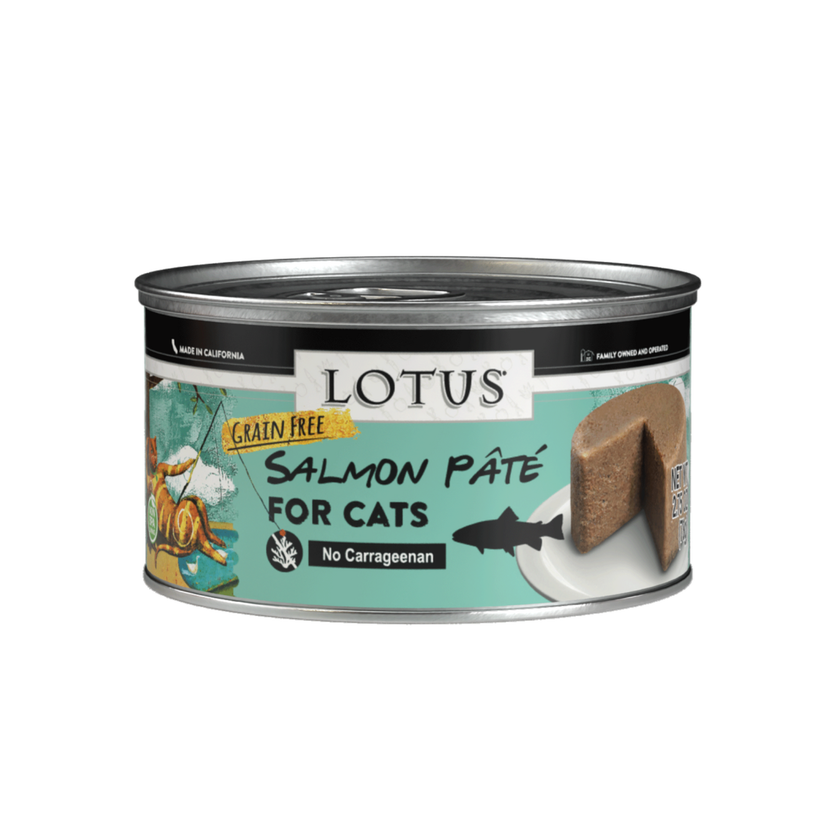 Lotus Pet Foods Lotus GF Pate for Cats Salmon Recipe 2.75oz