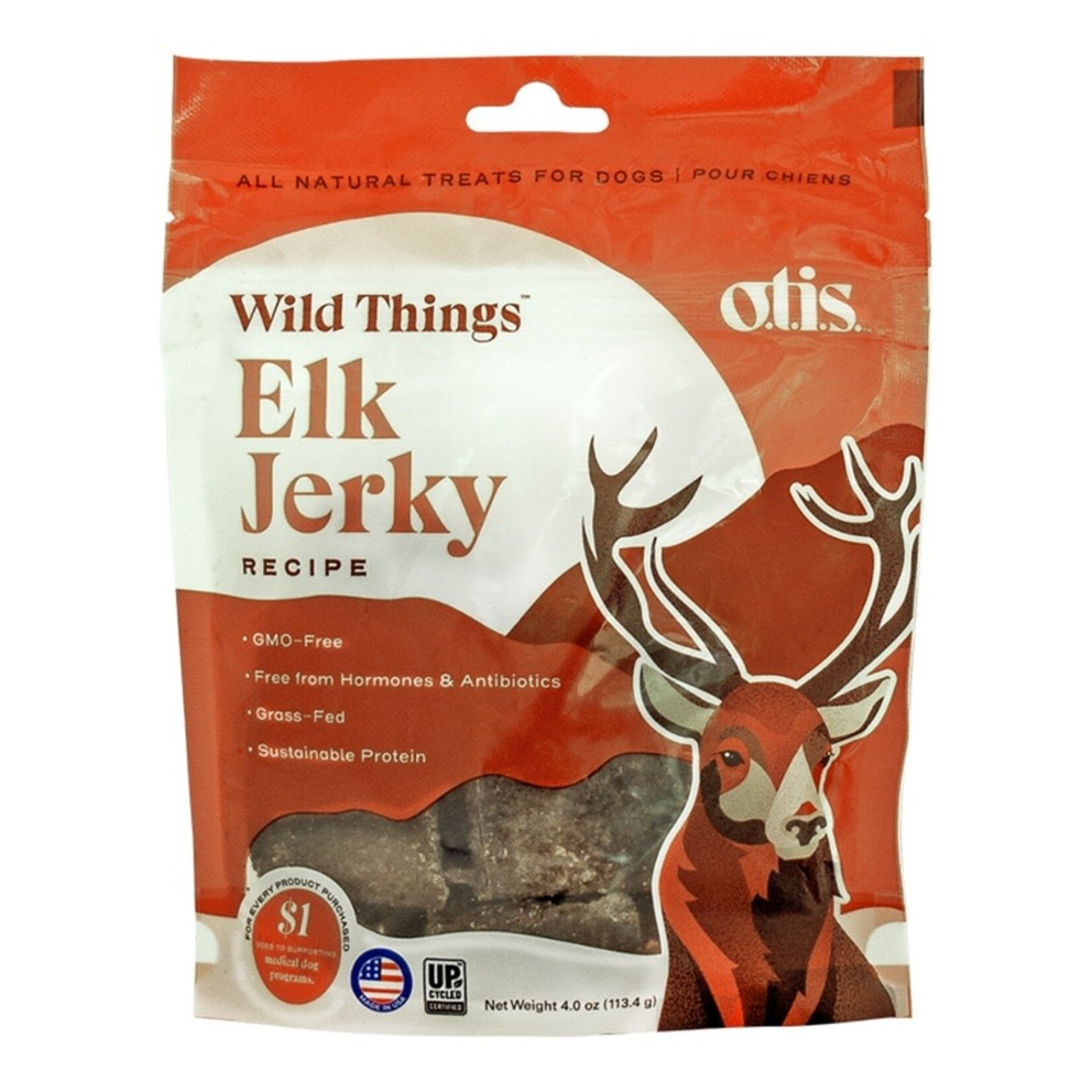 O.T.I.S OTIS D Wild Things Elk Jerky 4oz