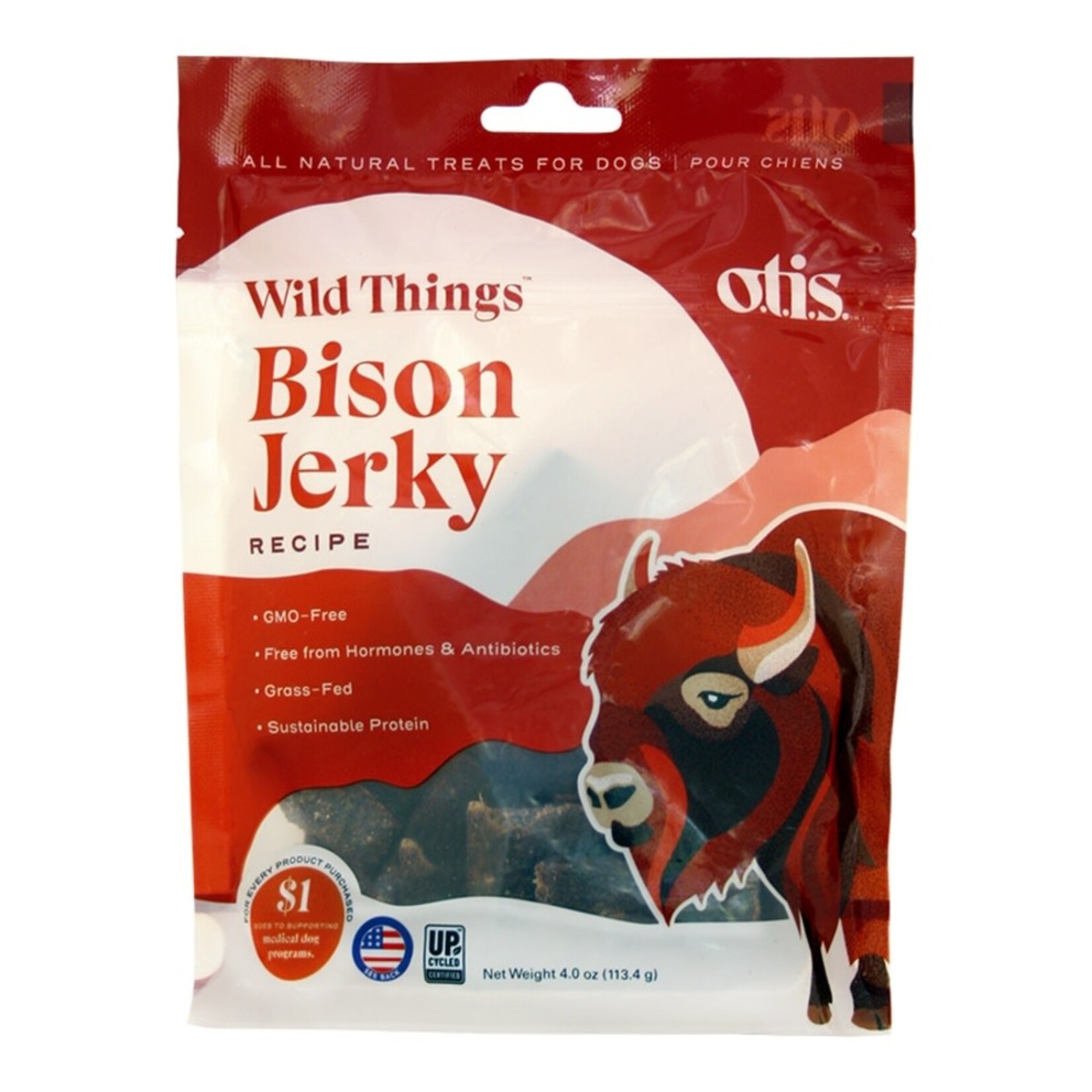 O.T.I.S OTIS D Wild Things Bison Jerky 4oz