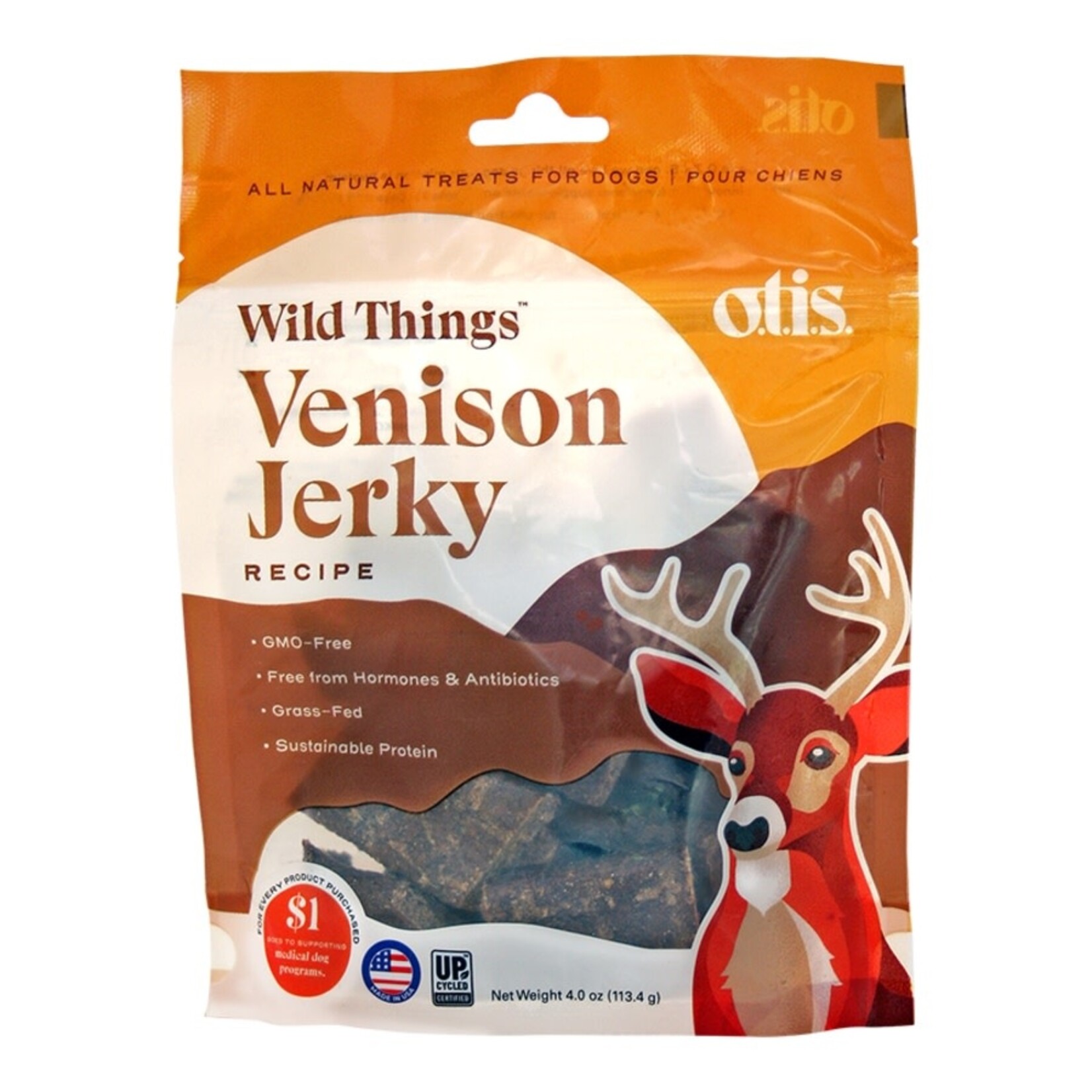 O.T.I.S OTIS D Wild Things Venison Jerky 4oz