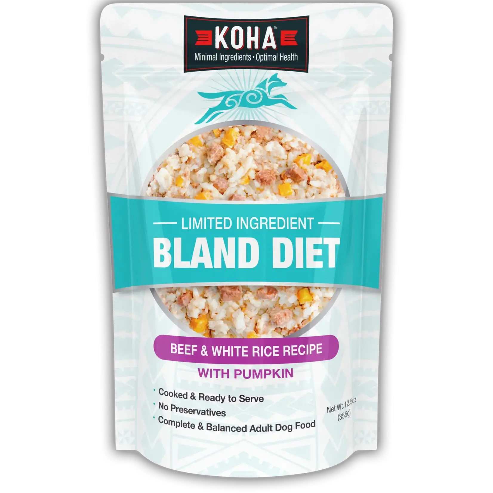 Koha Koha D Bland Diet Beef & Rice 12.5 OZ