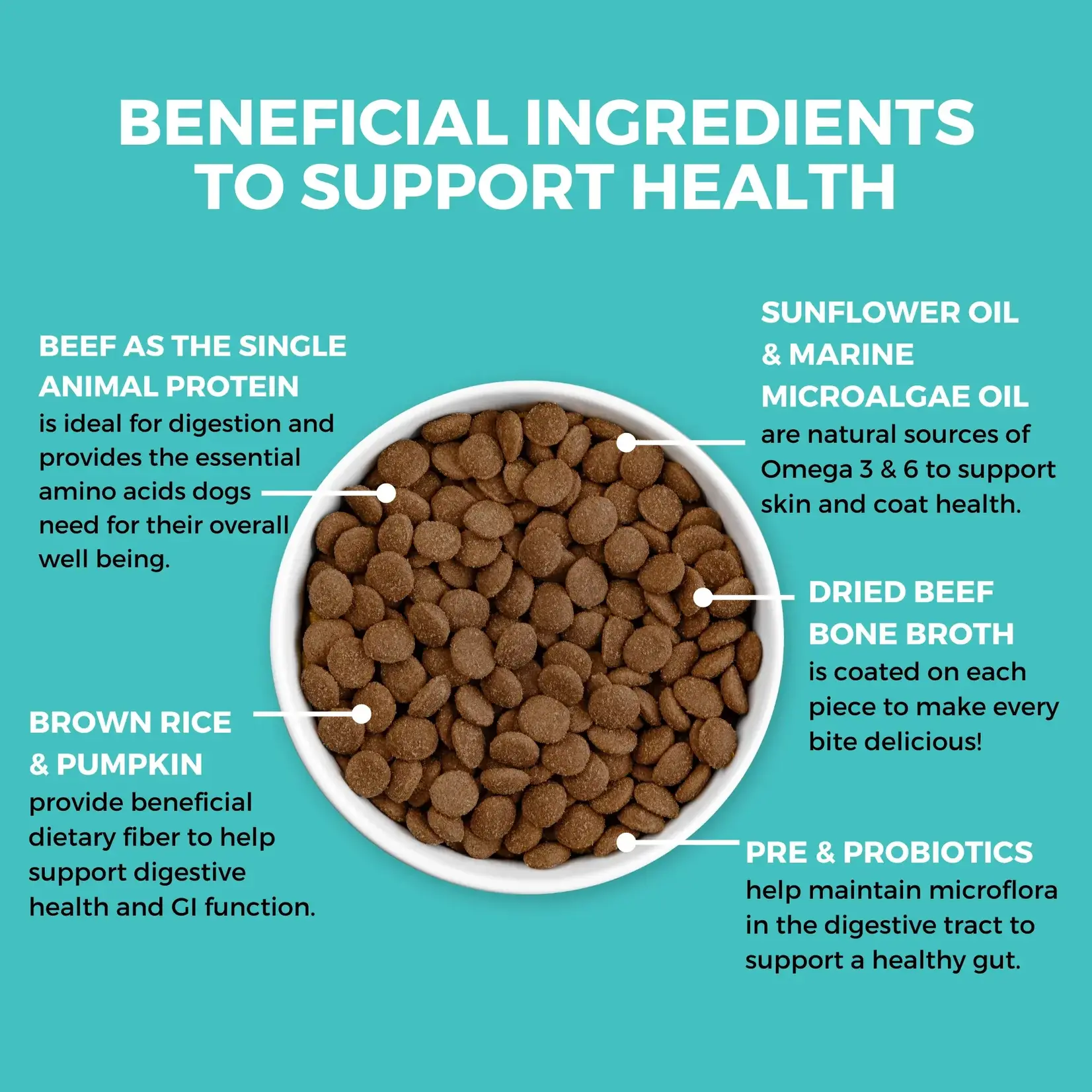 Koha Koha D LID Bland Diet Beef & Brown Rice Kibble 20#