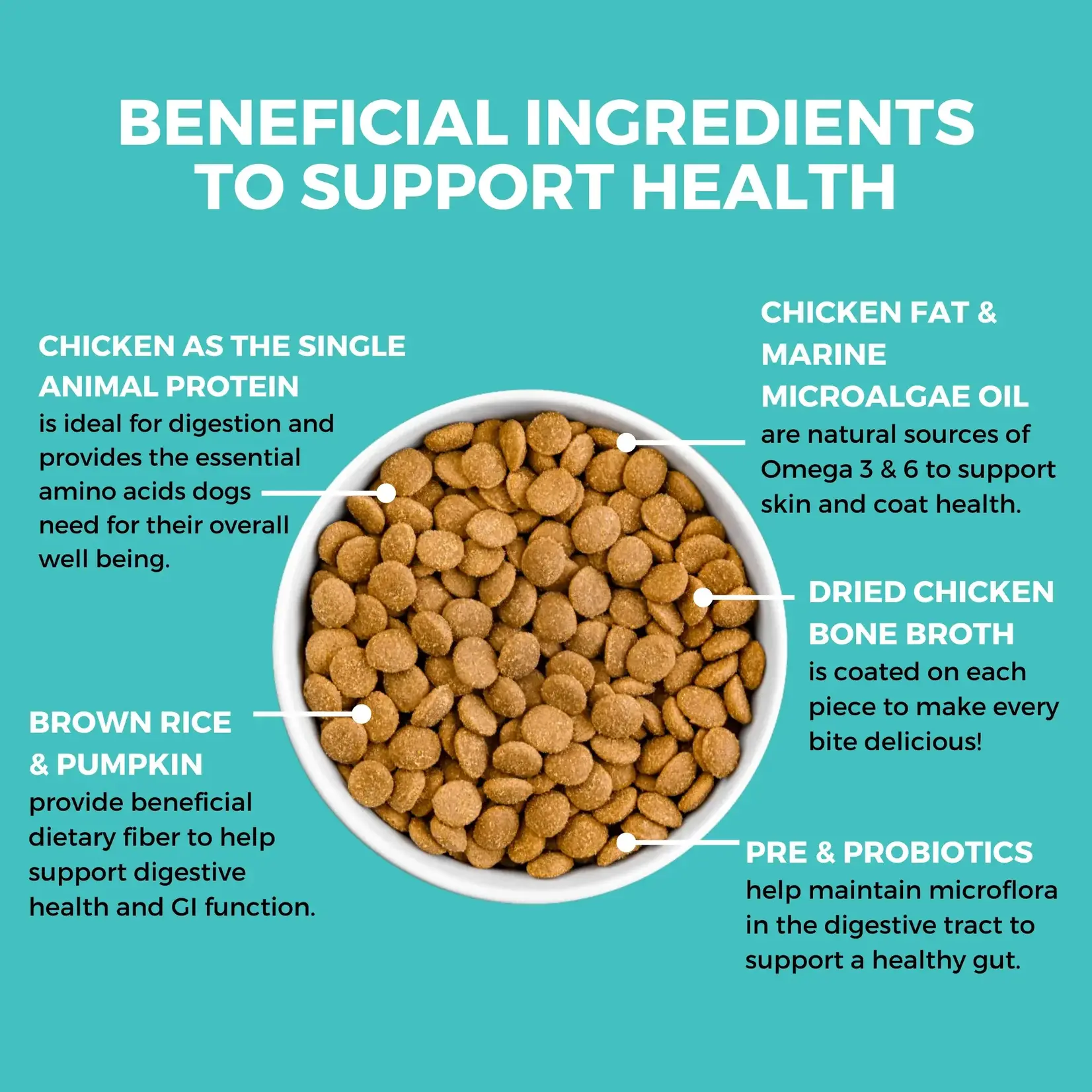 Koha Koha D LID Bland Diet Chicken & Brown Rice Kibble 3.5#