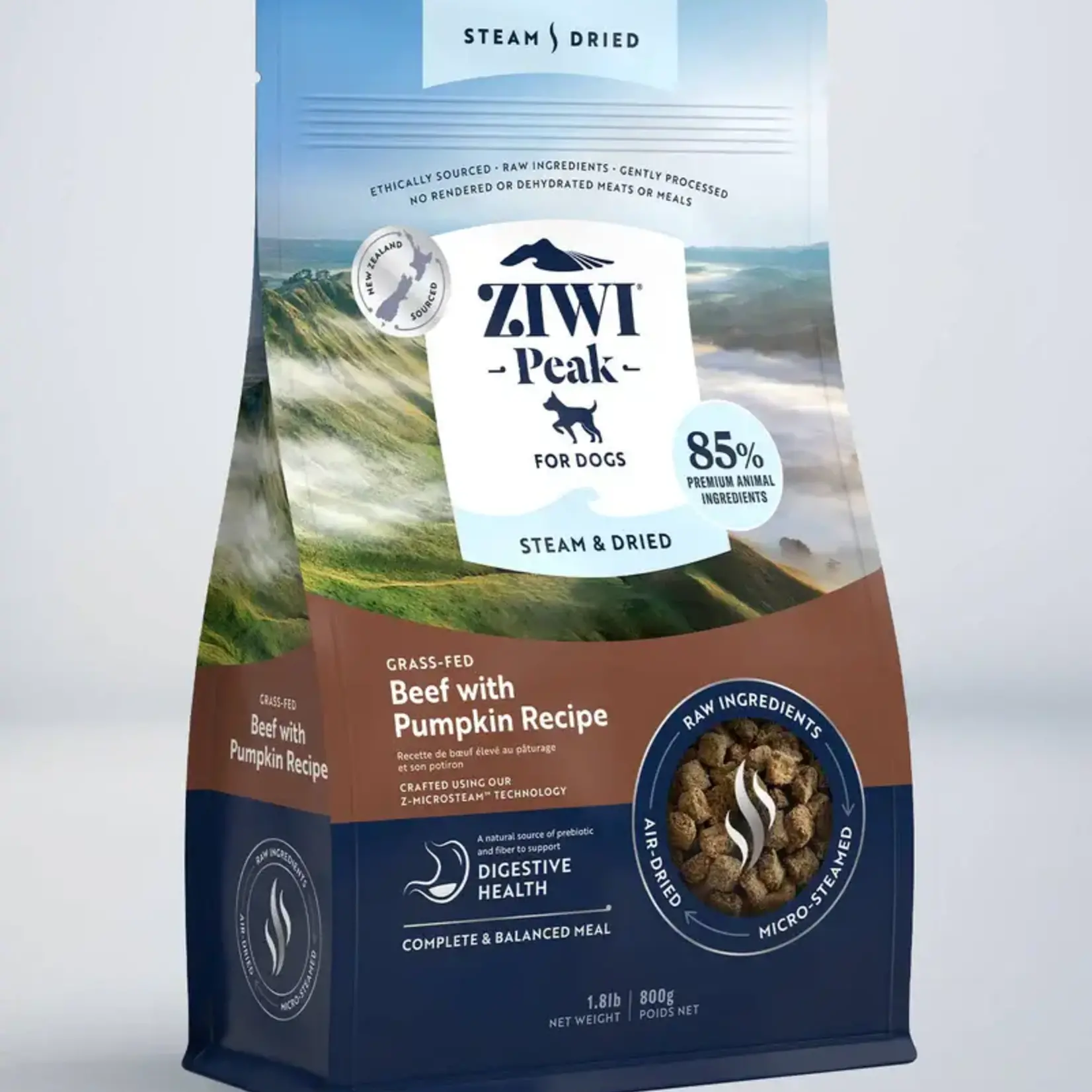 Ziwi Peak Ziwi Peak for Dogs Steam & Dried Beef with Pumpkin Recipe 3.3#