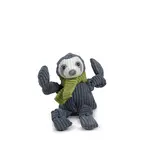 Huggle Hounds HuggleHounds Seb Sloth Knottie® Plush Dog Toy Small