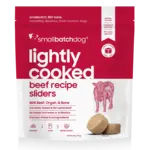 Small Batch Pets SmallBatch Dog Frozen Lightly Cooked Beef Sliders 2#