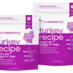 Small Batch Pets SmallBatch Dog Frozen Raw Turkey Sliders 3#