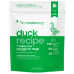 Small Batch Pets SmallBatch Dog Frozen Raw Duck Patties 6#