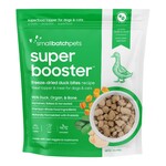 Small Batch Pets SmallBatch Freeze-Dried Super Booster for Dogs and Cats Duck Recipe 7oz