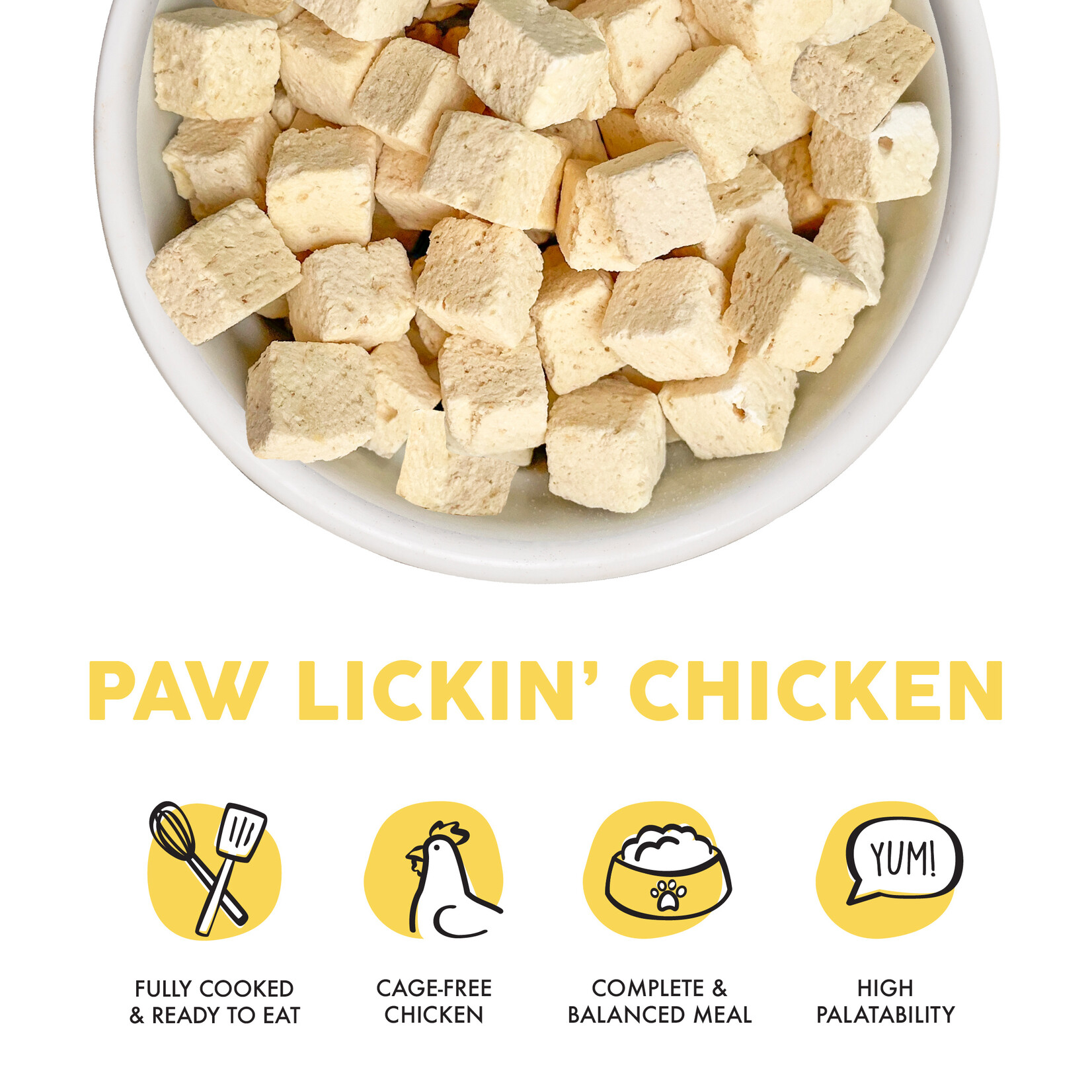 Weruva Weruva Dog Freeze-Dried Fully Cooked Paw Lickin' Chicken 5.5oz
