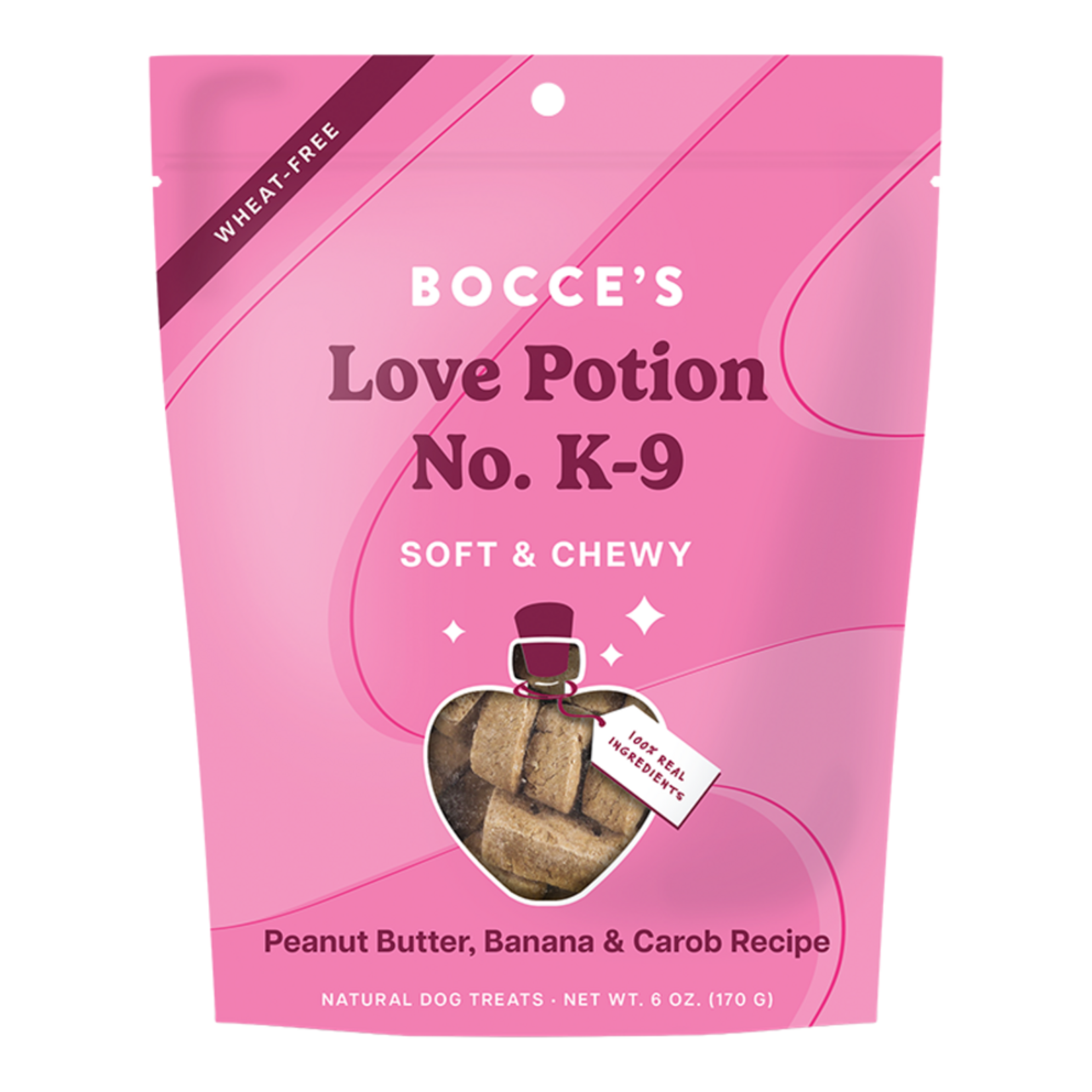 Bocce's Bakery Bocce's Valentine's Edition Soft & Chewy Dog Treats Love Potion No. K-9 6oz