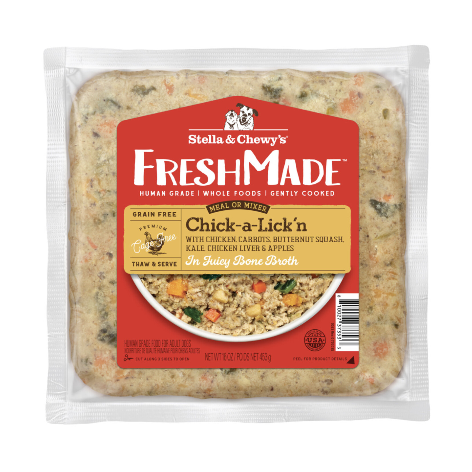 Stella & Chewy's Stella & Chewy's FZ FreshMade for Dogs Chick-a-Lick'n 16 oz