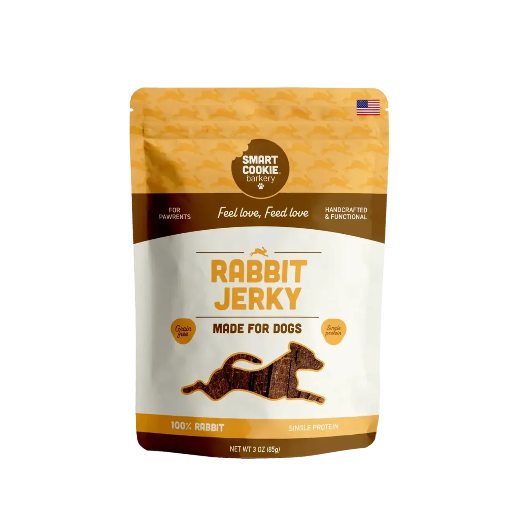Smart Cookie Smart Cookie Barkery GF Rabbit Jerky Strips 3OZ