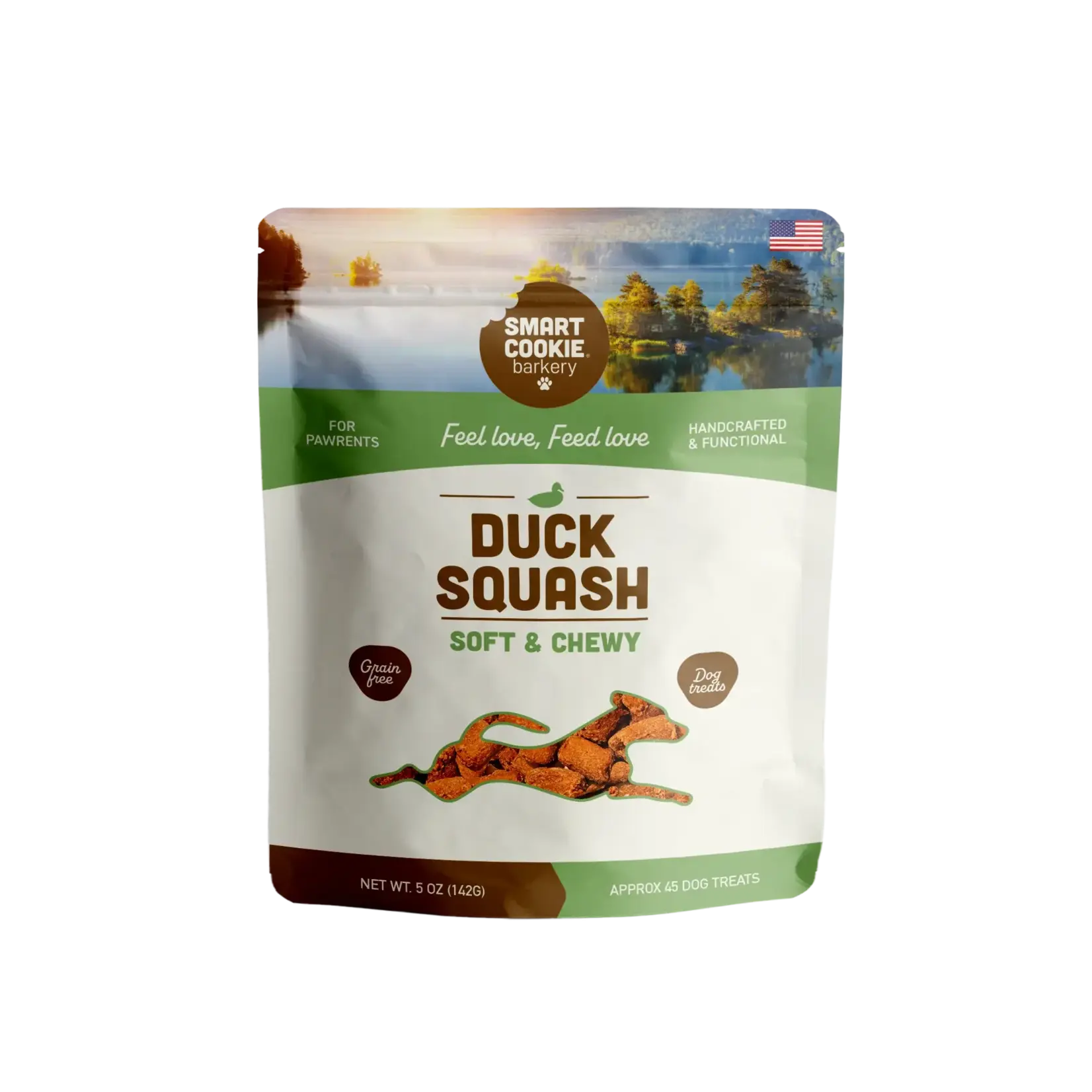 Smart Cookie Smart Cookie Barkery GF Duck Squash Soft & Chewy Dog Treats 5oz