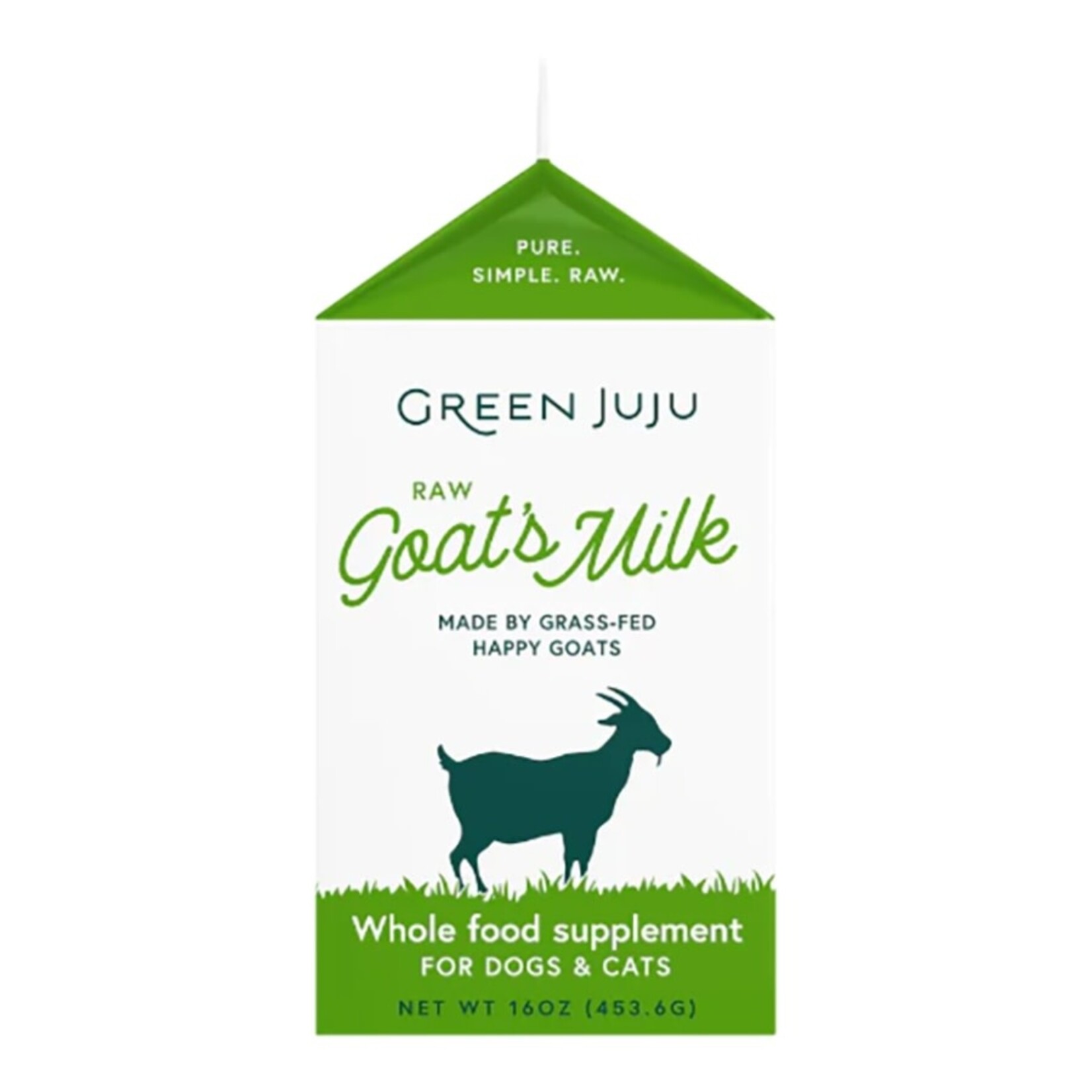 Green Juju Green Juju FZ Raw Goat's Milk 16OZ