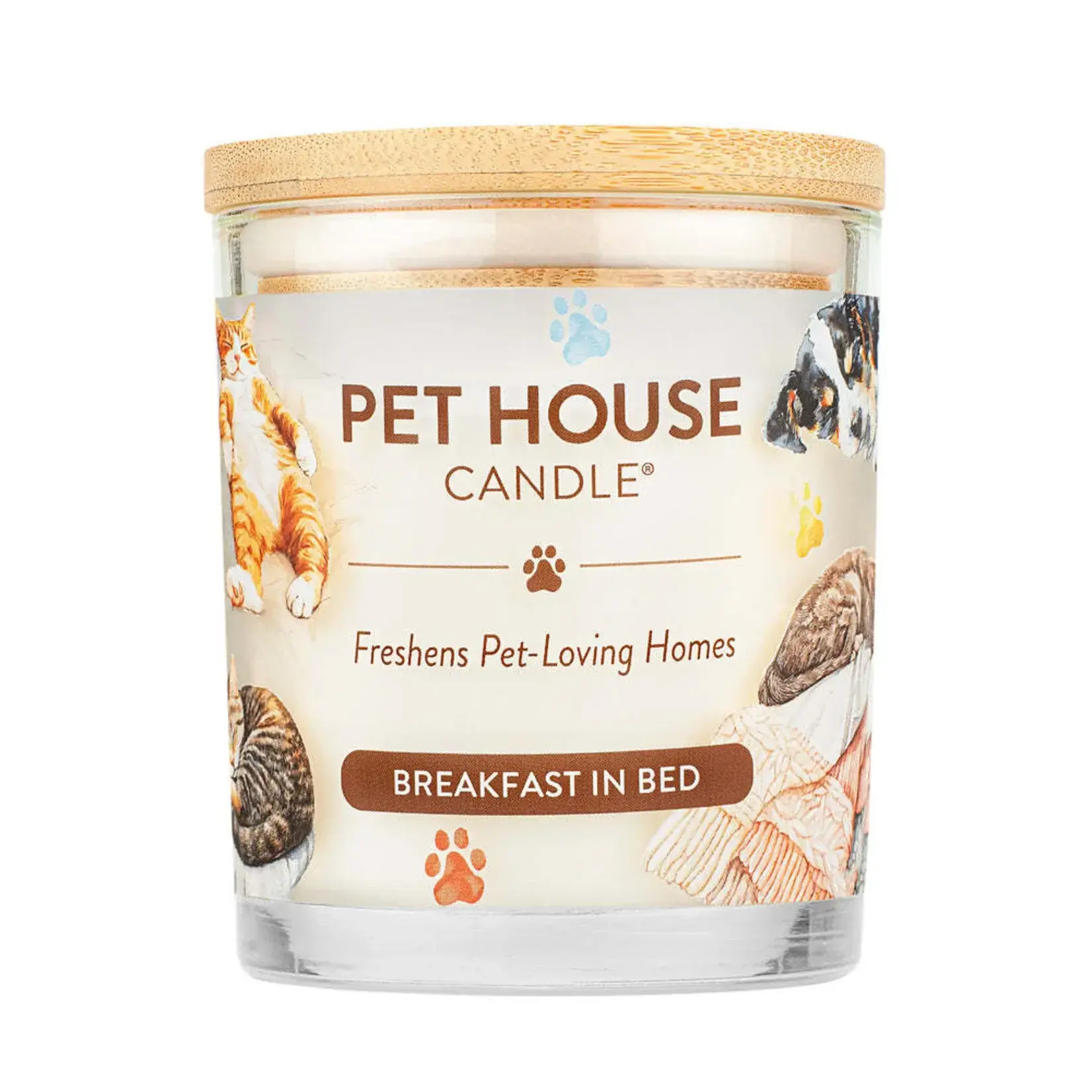 Pet House by One Fur All Pets Pet House Candle Breakfast in Bed 9oz